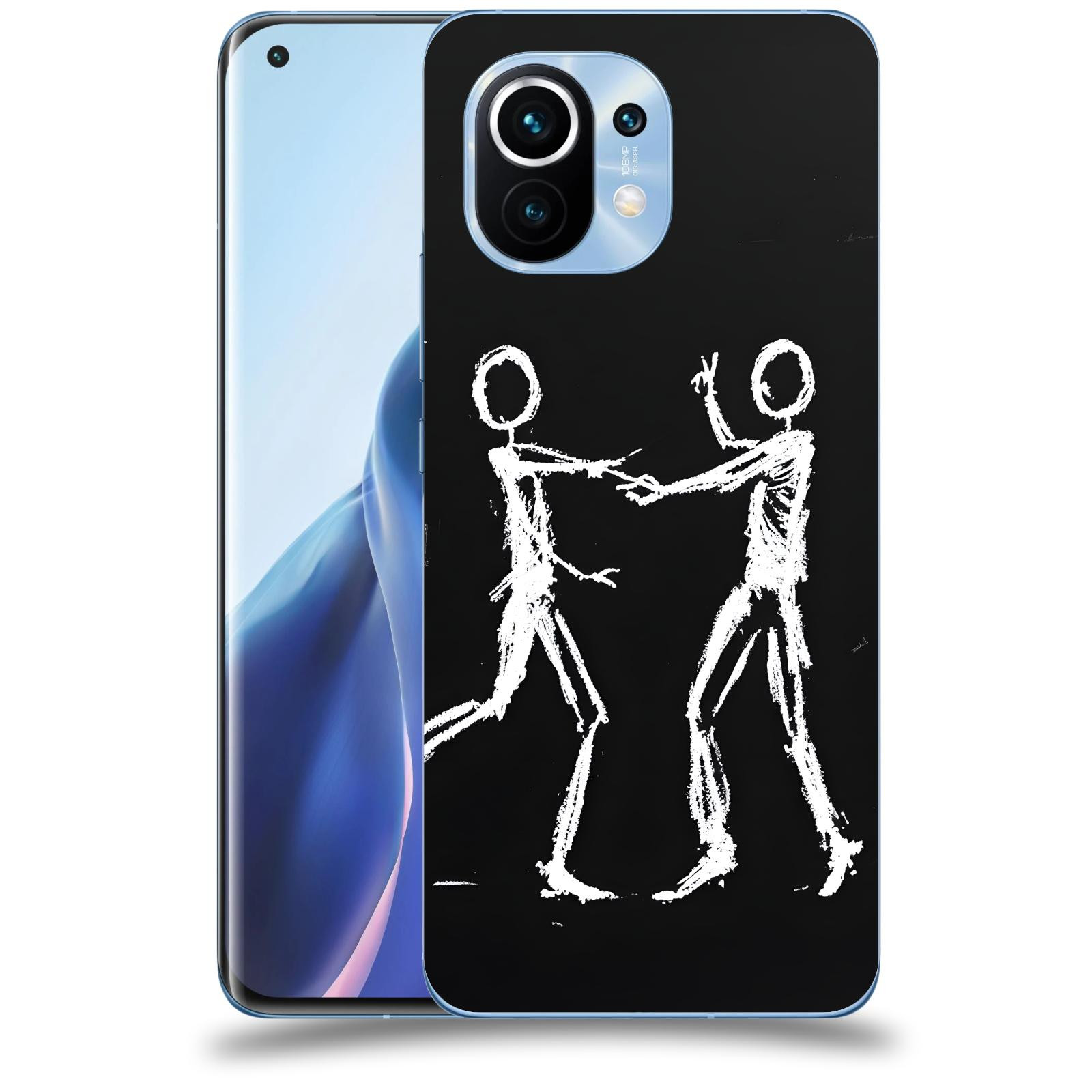 ACOVER Kryt na mobil Xiaomi Mi 11 - Siluety