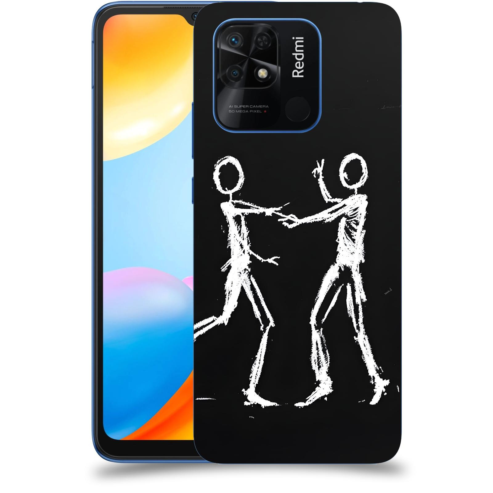 ACOVER Kryt na mobil Xiaomi Redmi 10C - Siluety