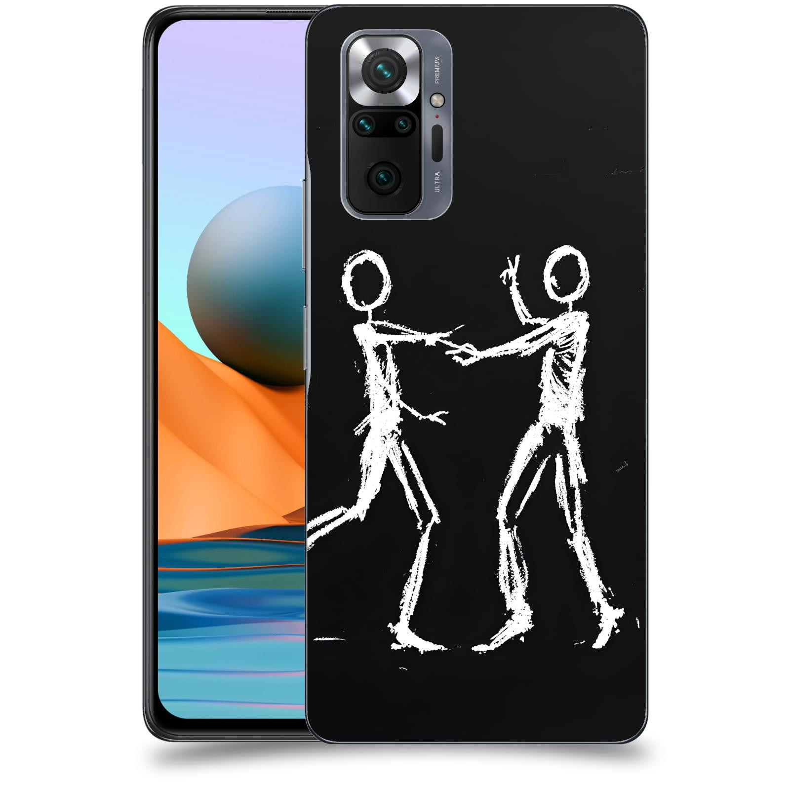 ACOVER Kryt na mobil Xiaomi Redmi Note 10 Pro - Siluety