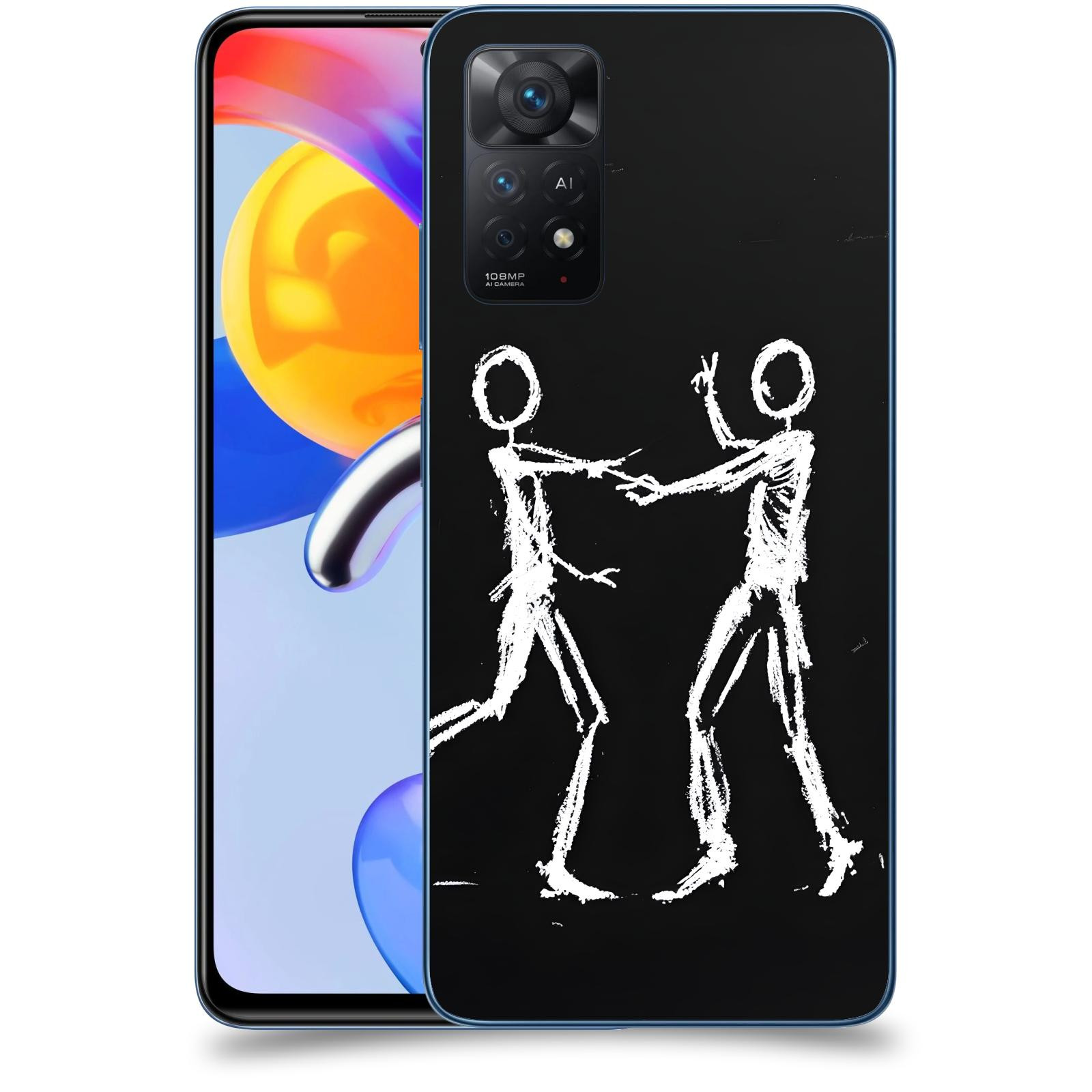 ACOVER Kryt na mobil Xiaomi Redmi Note 11 Pro 5G - Siluety