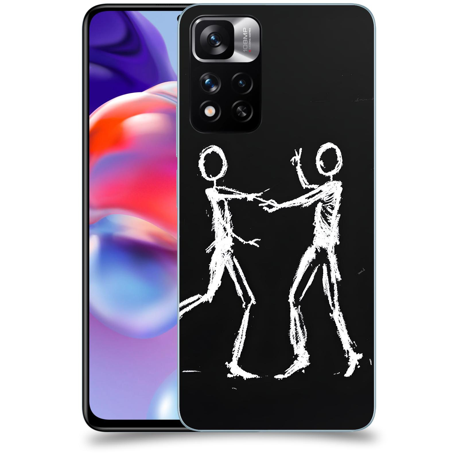 ACOVER Kryt na mobil Xiaomi Redmi Note 11 Pro+ 5G - Siluety