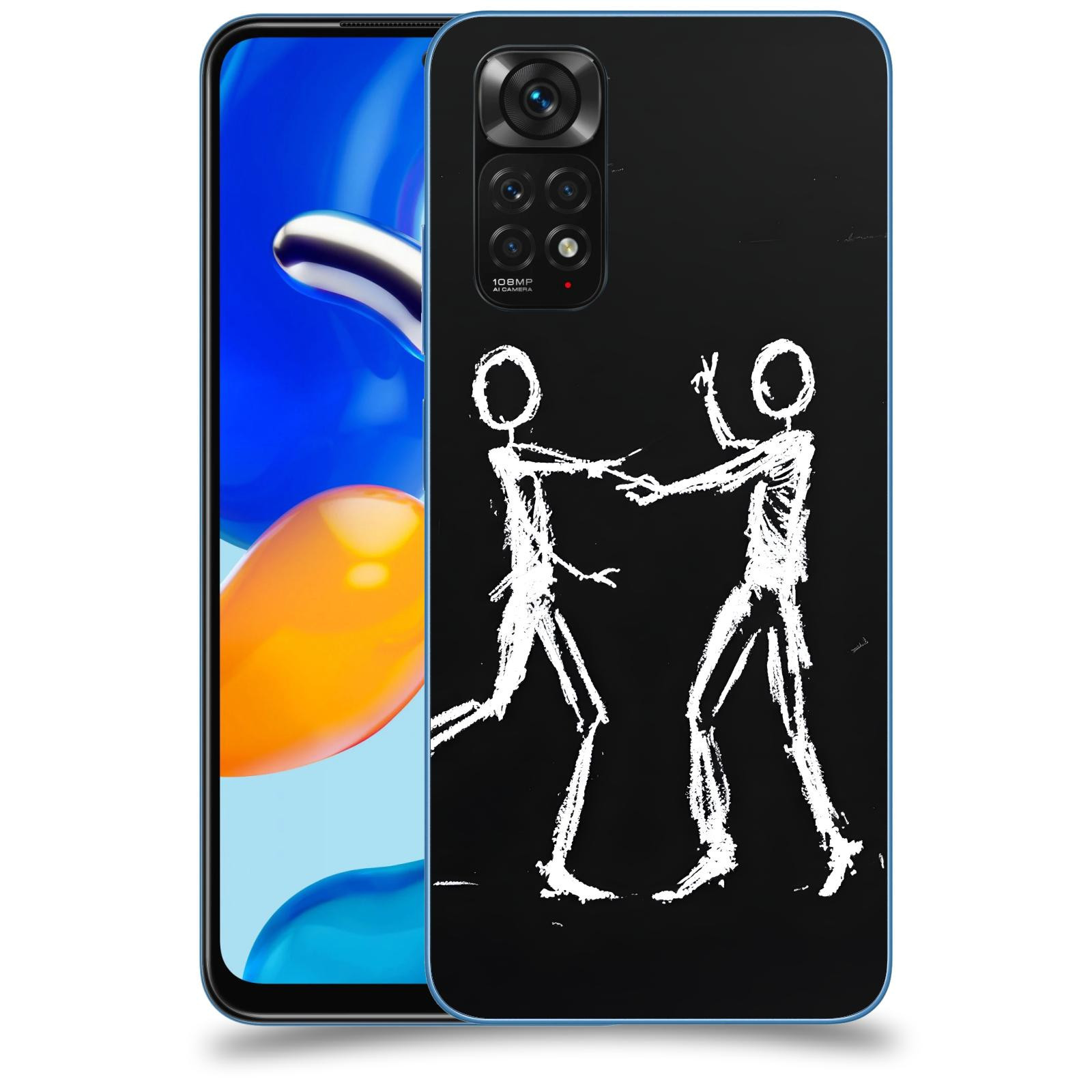 ACOVER Kryt na mobil Xiaomi Redmi Note 11S - Siluety