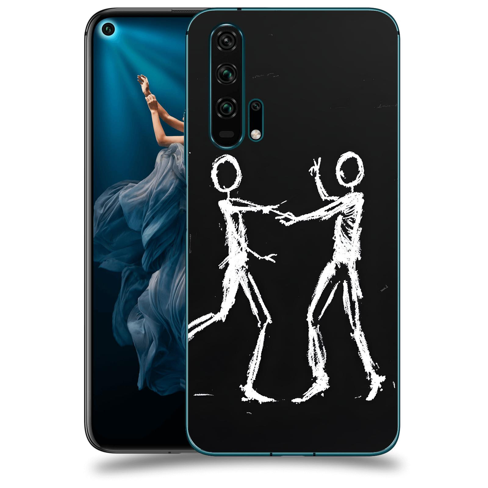 ACOVER Kryt na mobil Honor 20 Pro - Siluety