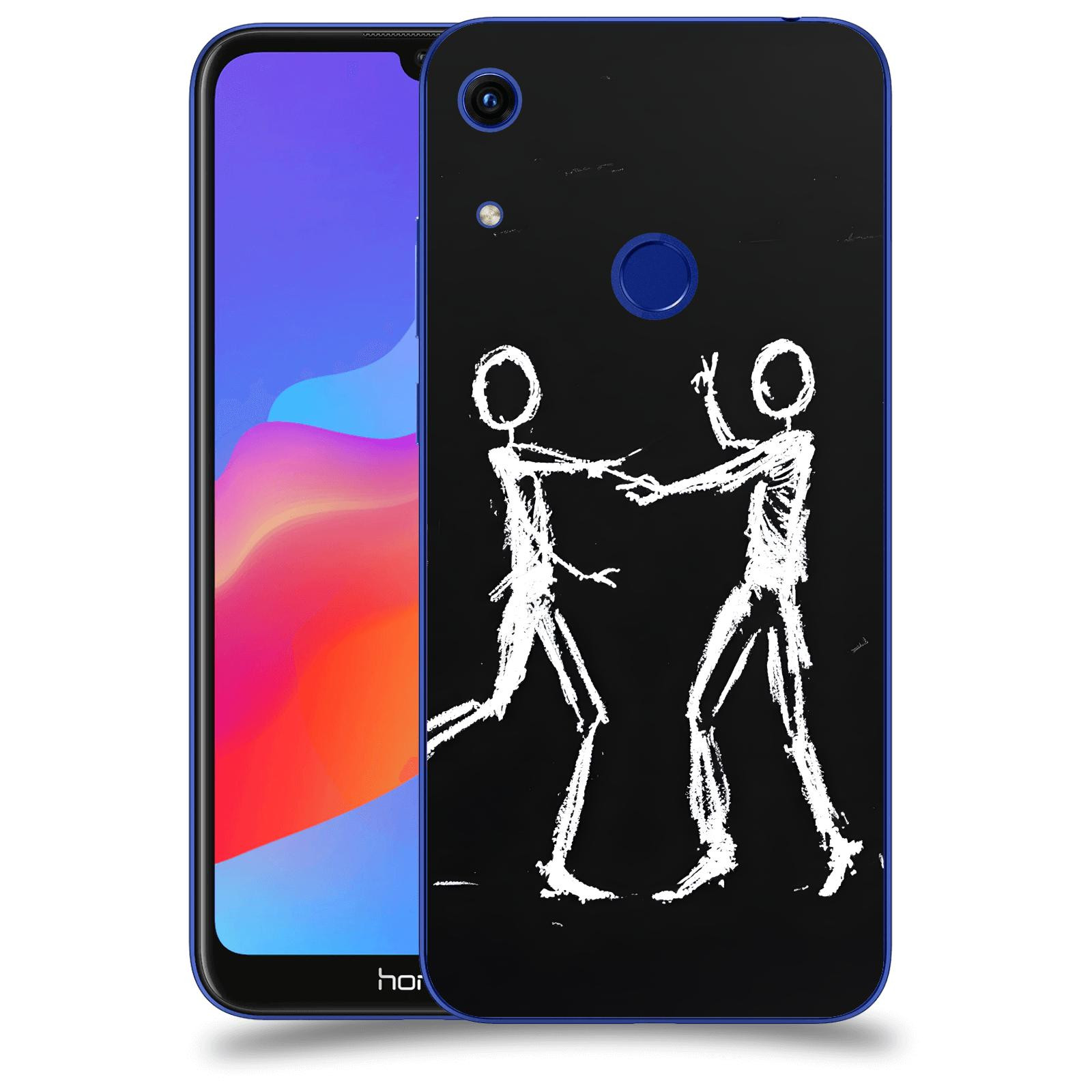 ACOVER Kryt na mobil Honor 8A - Siluety