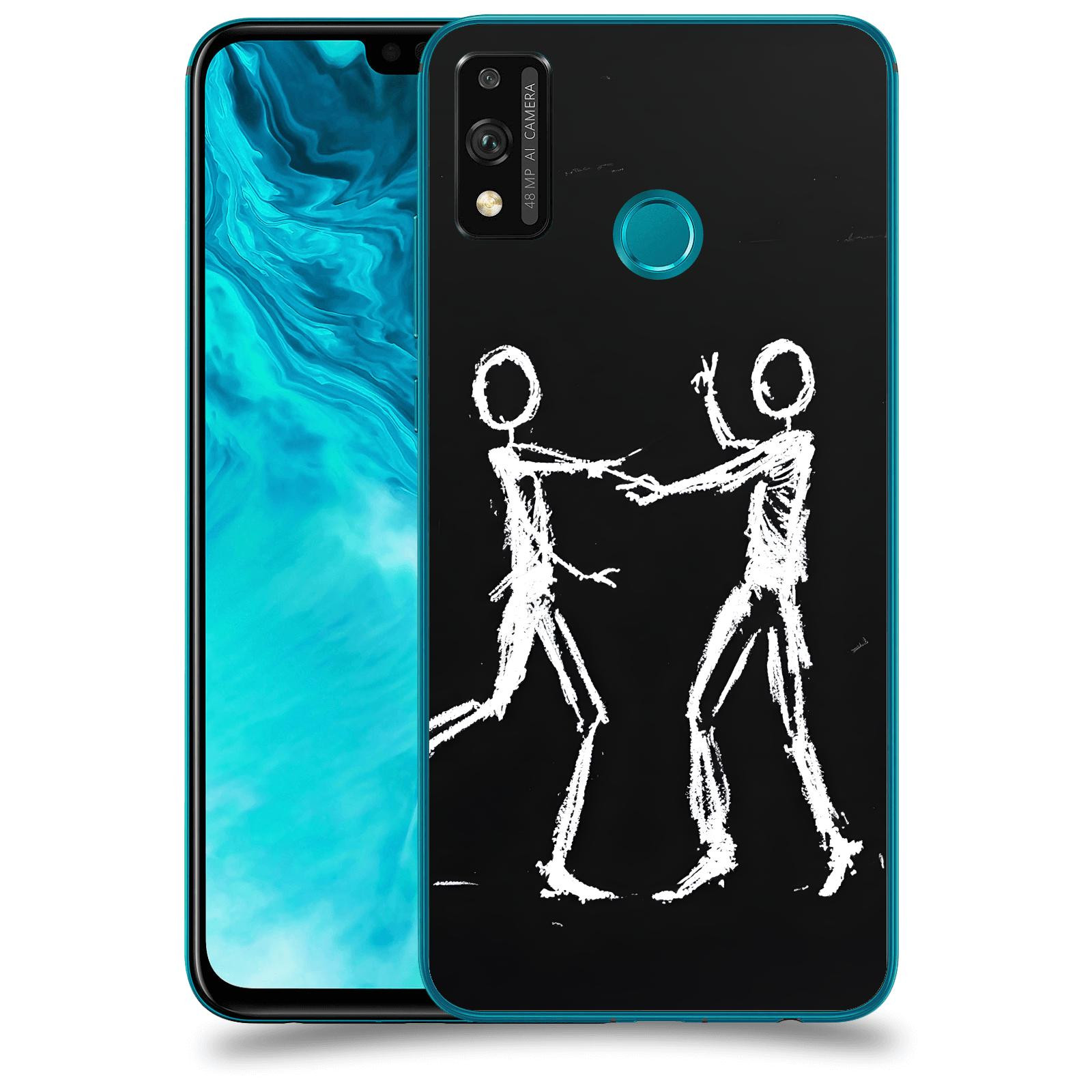 ACOVER Kryt na mobil Honor 9X Lite - Siluety