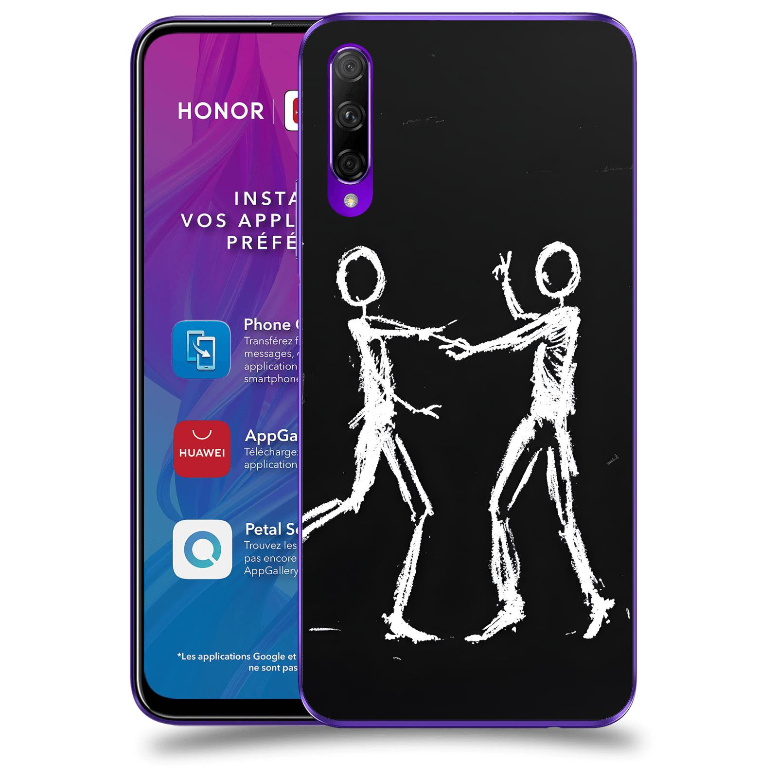 ACOVER Kryt na mobil Honor 9X Pro - Siluety