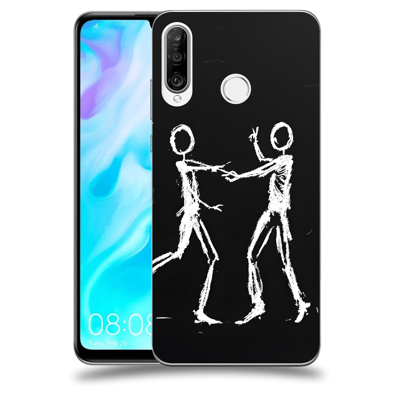 ACOVER Kryt na mobil Huawei P30 Lite - Siluety