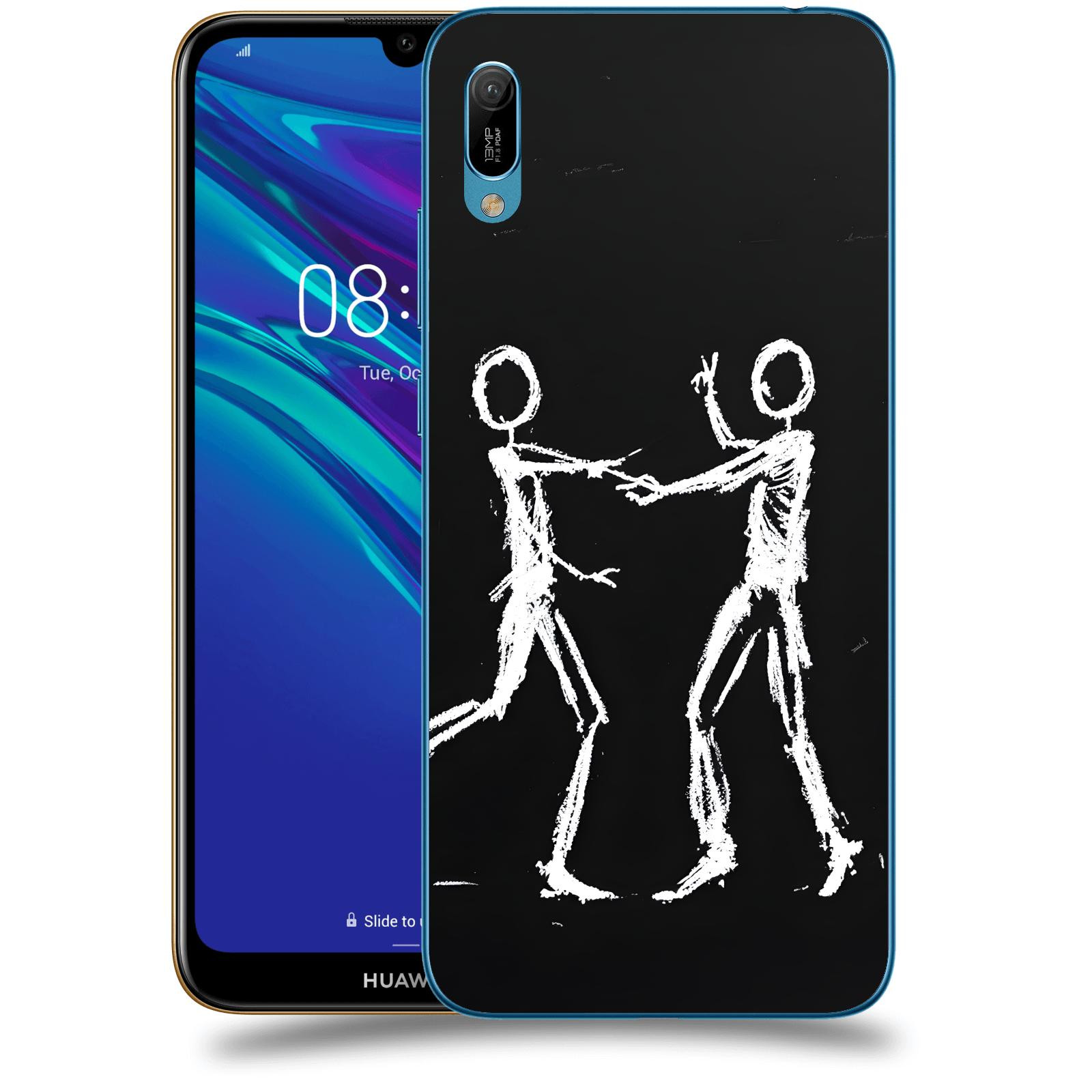 ACOVER Kryt na mobil Huawei Y6 2019 - Siluety