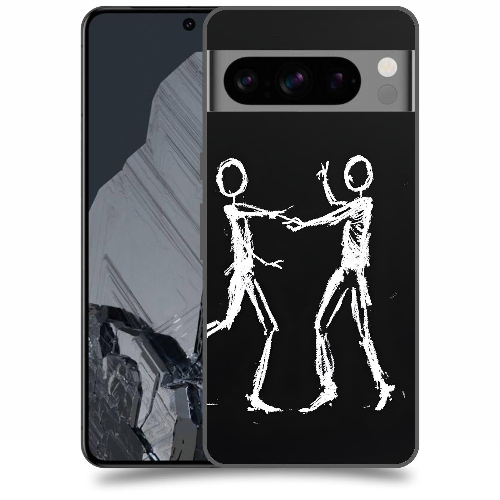 ACOVER Kryt na mobil Google Pixel 8 Pro - Siluety