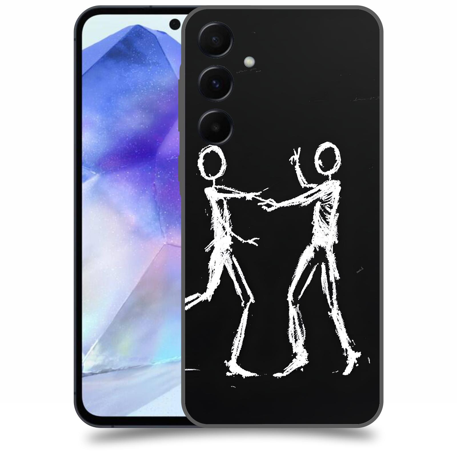 ACOVER Kryt na mobil Samsung Galaxy A55 5G - Siluety