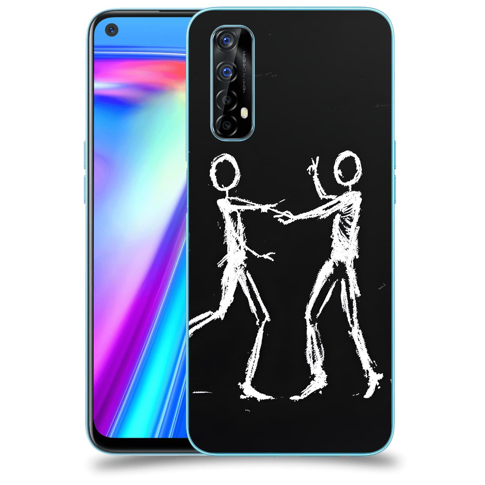 ACOVER Kryt na mobil Realme 7 - Siluety