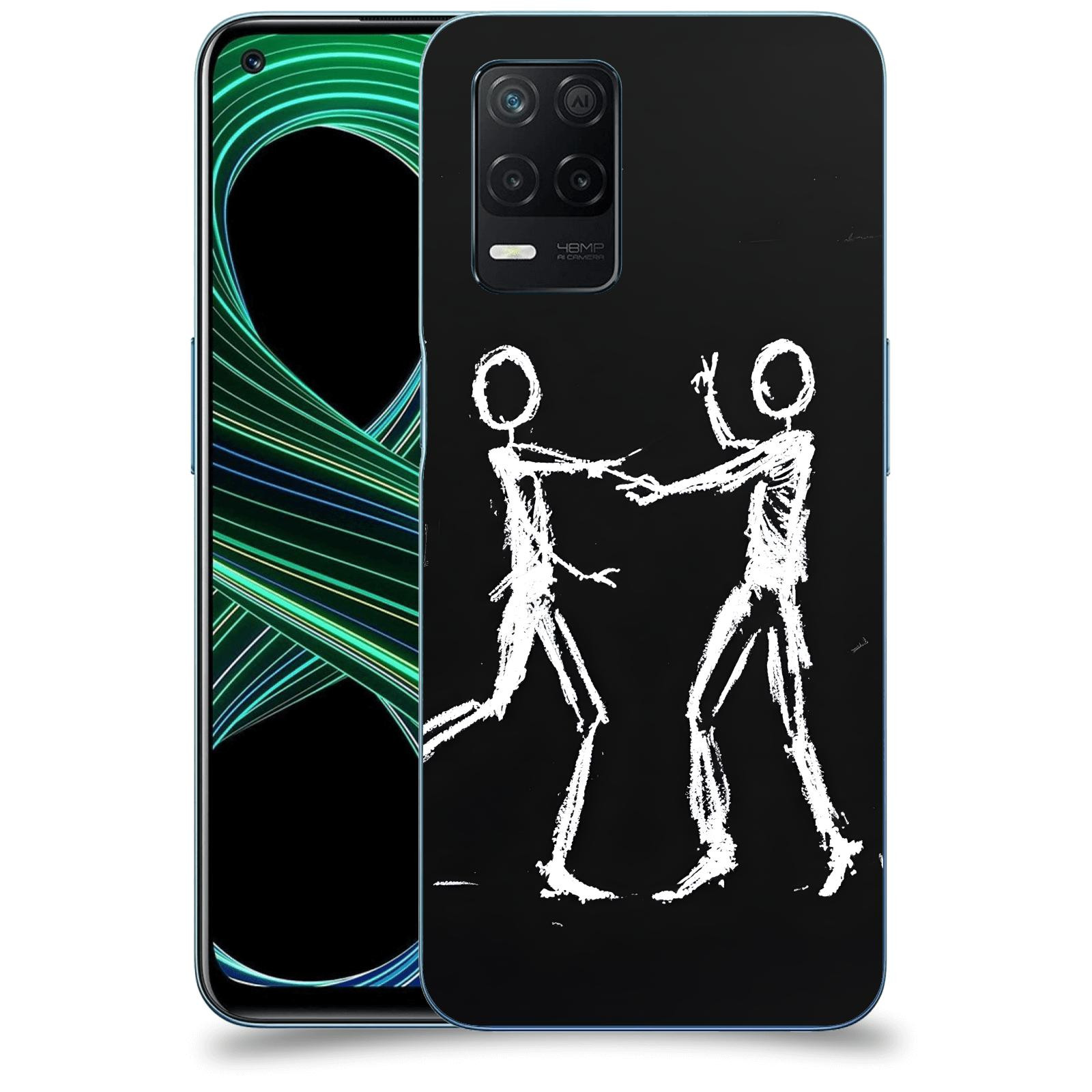 ACOVER Kryt na mobil Realme 8 5G - Siluety