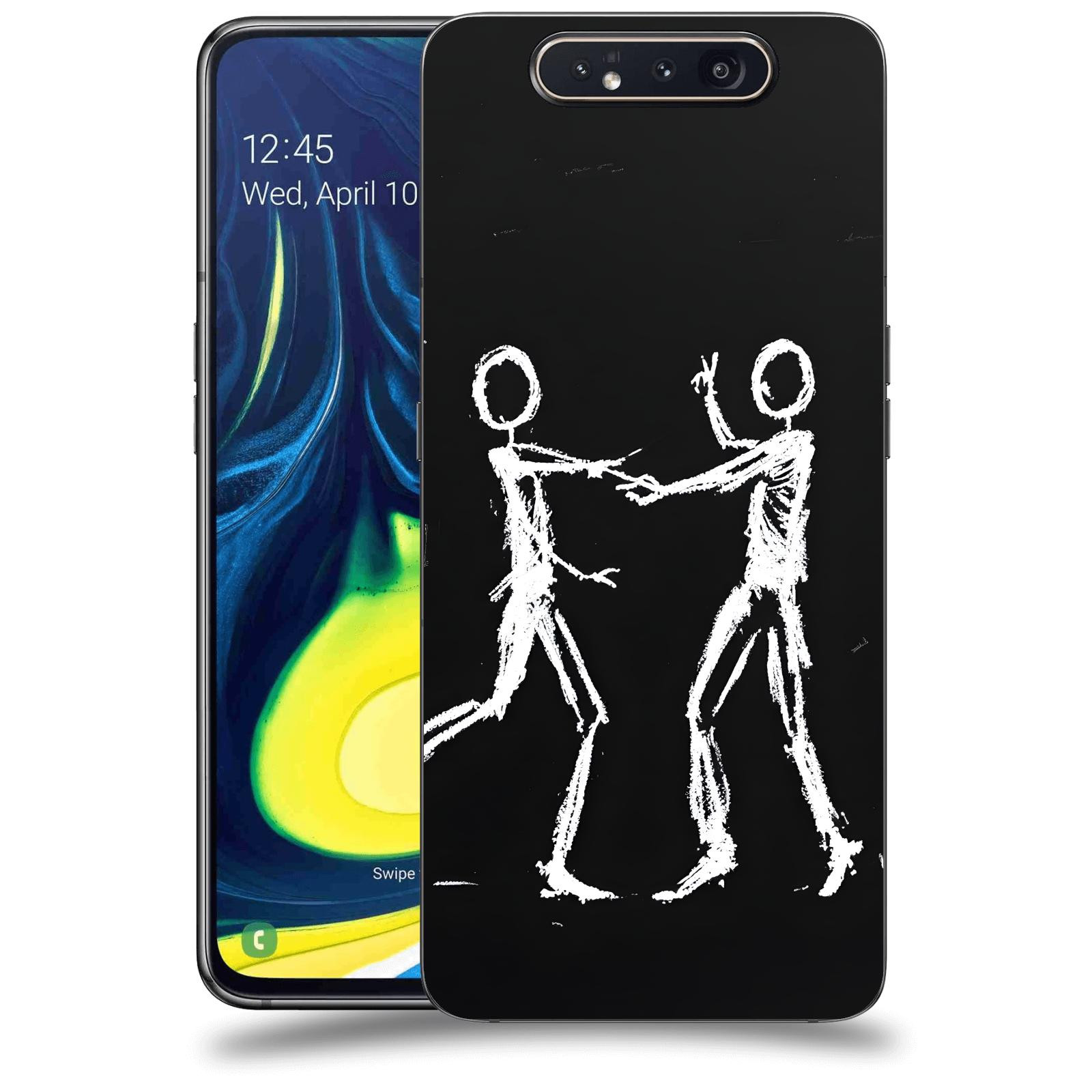 ACOVER Kryt na mobil Samsung Galaxy A80 A805F - Siluety