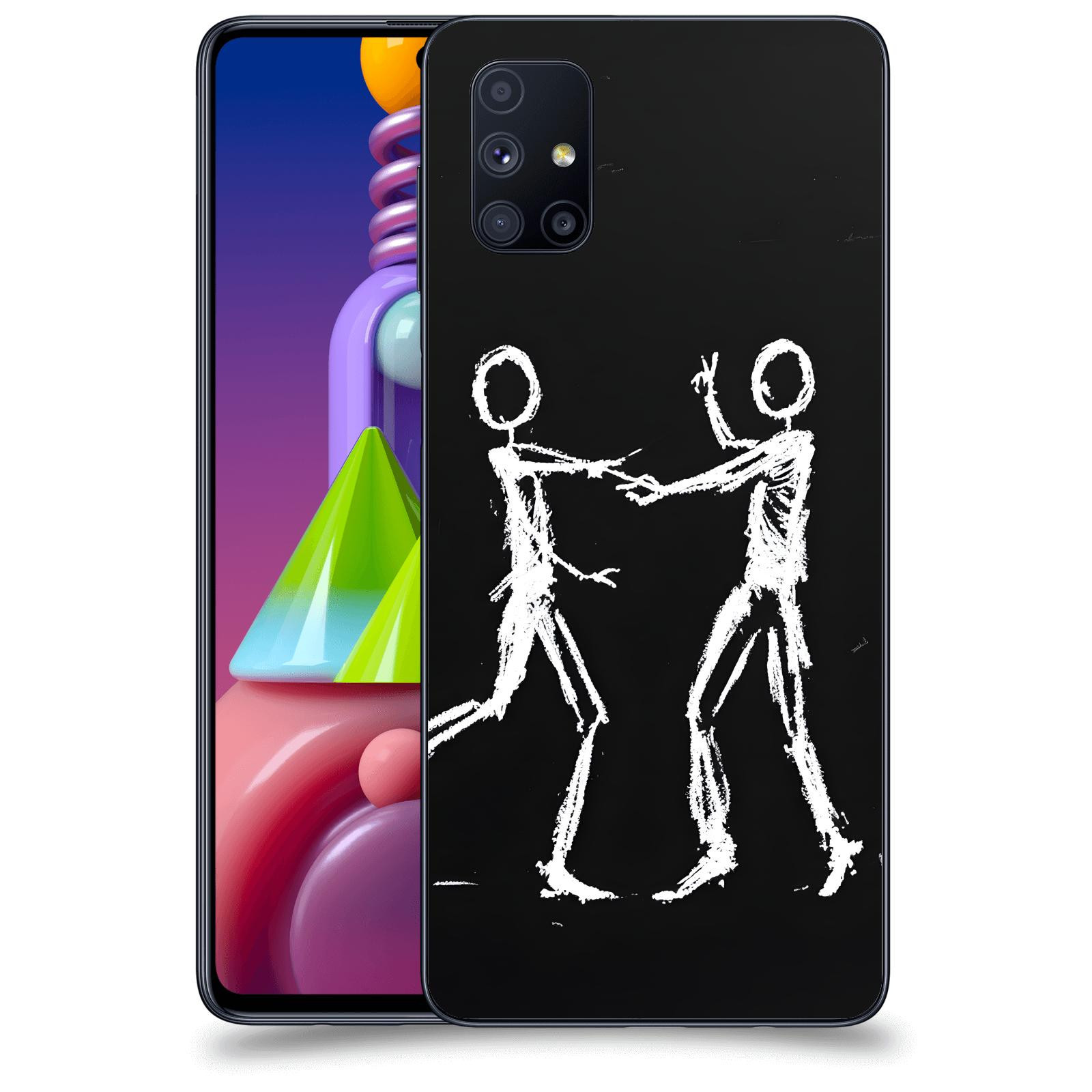 ACOVER Kryt na mobil Samsung Galaxy M51 M515F - Siluety