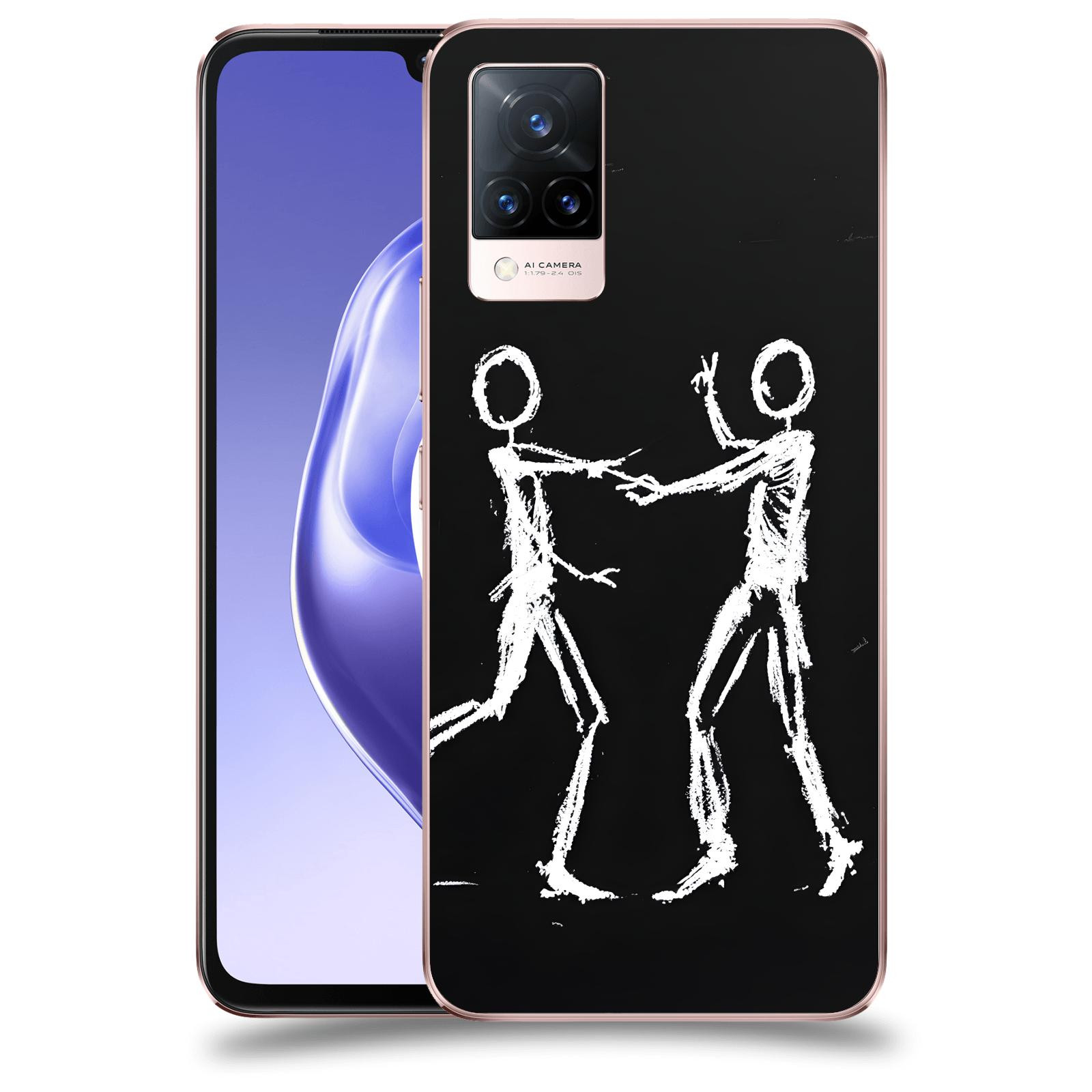 ACOVER Kryt na mobil Vivo V21 5G - Siluety