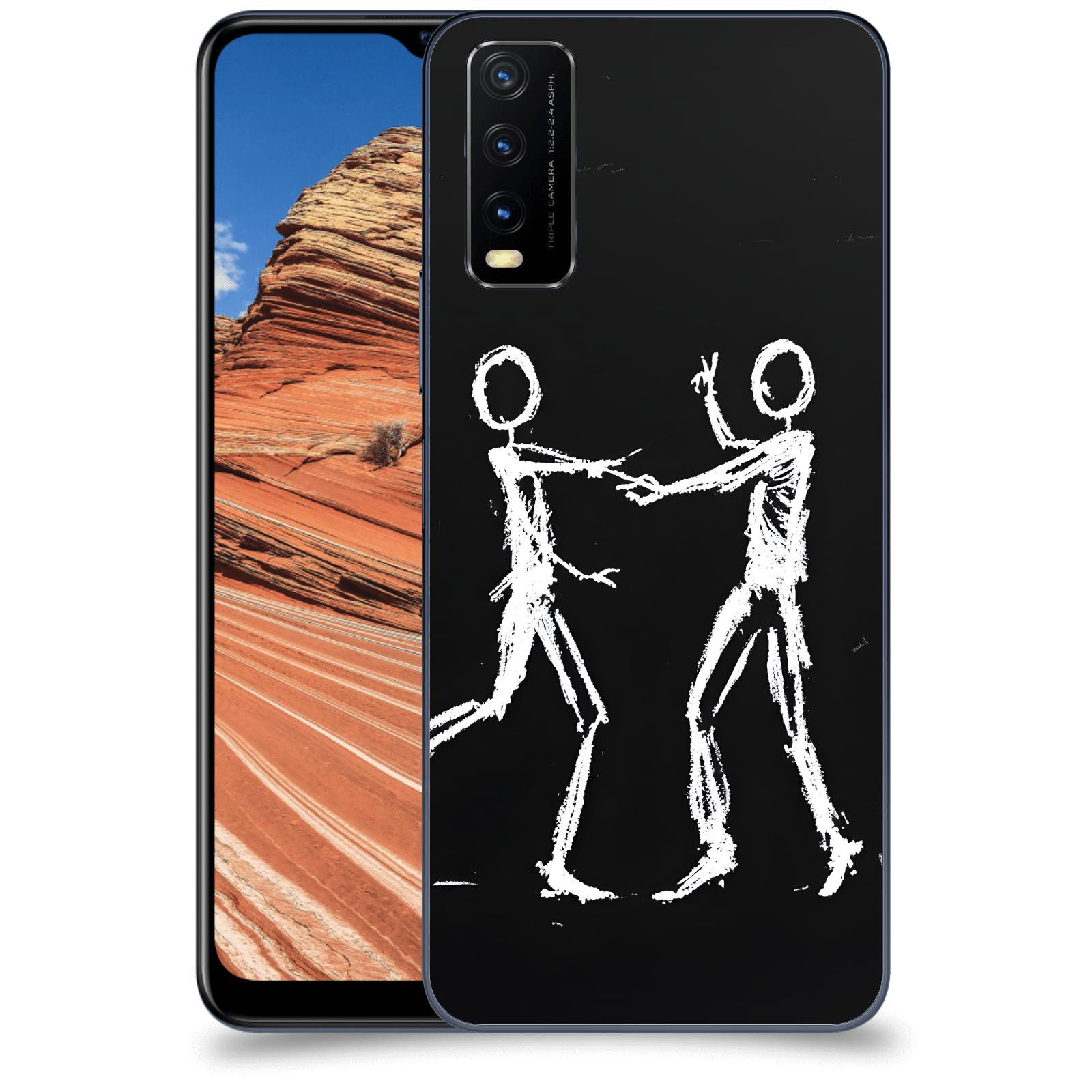 ACOVER Kryt na mobil Vivo Y20s - Siluety