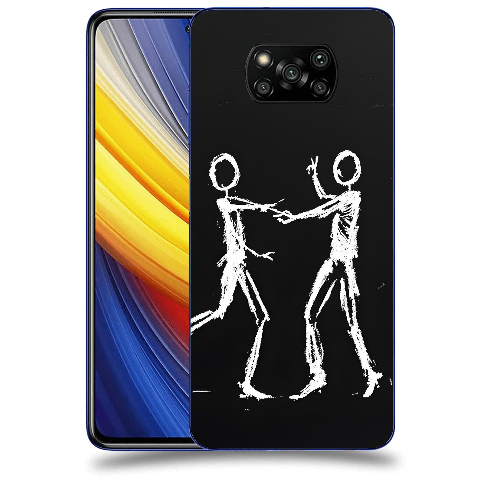 ACOVER Kryt na mobil Xiaomi Poco X3 Pro - Siluety