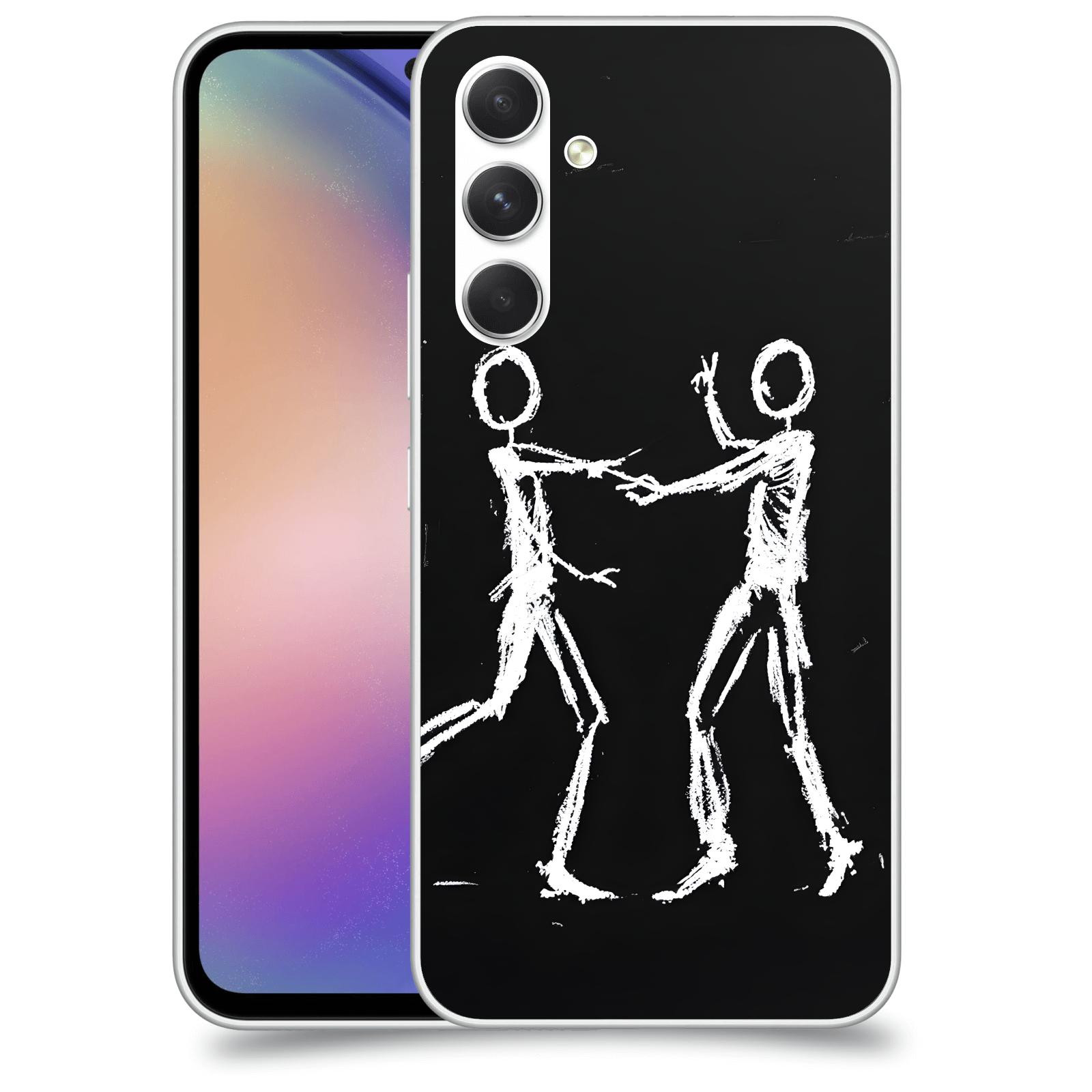 ACOVER Kryt na mobil Samsung Galaxy M54 5G - Siluety