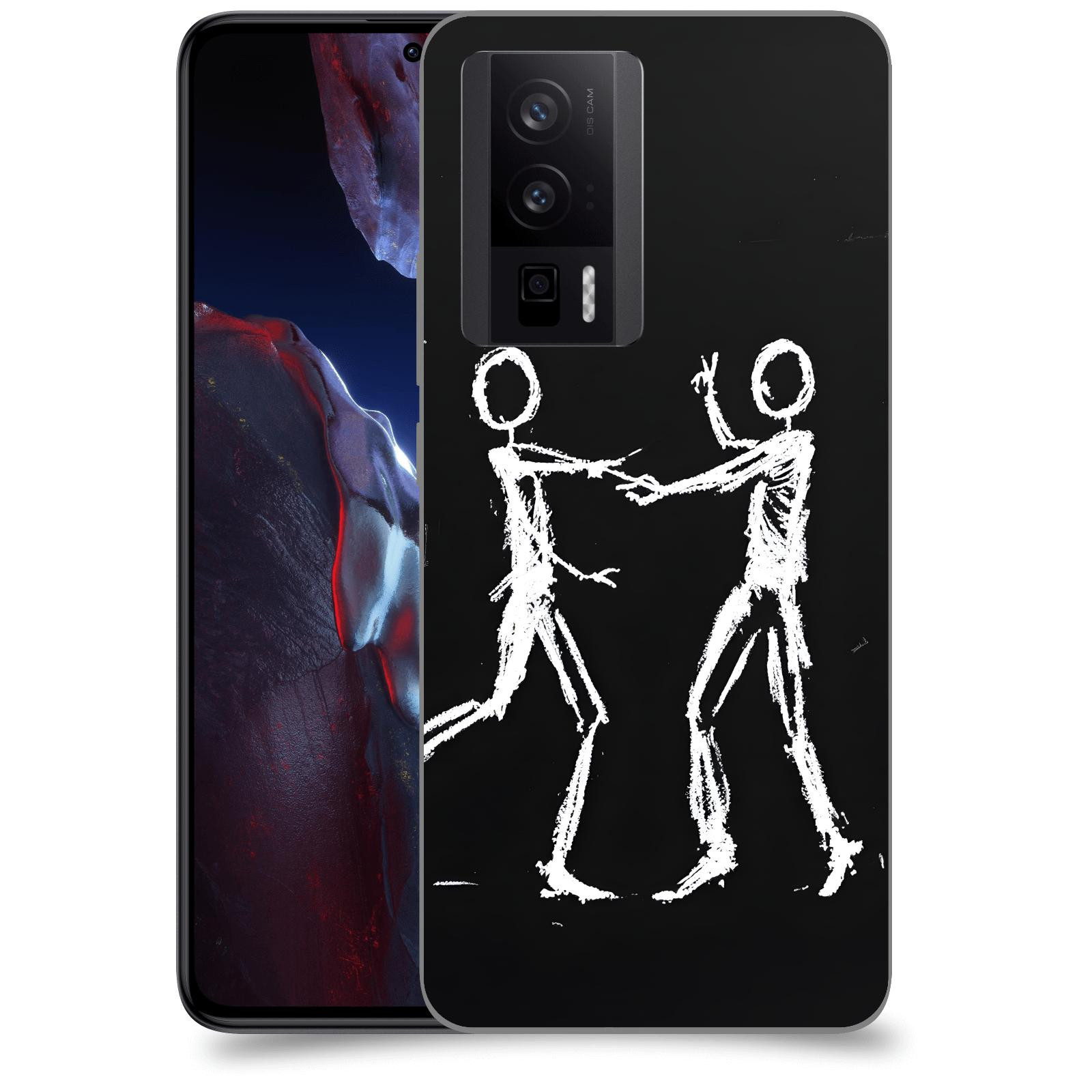 ACOVER Kryt na mobil Xiaomi Poco F5 Pro 5G - Siluety