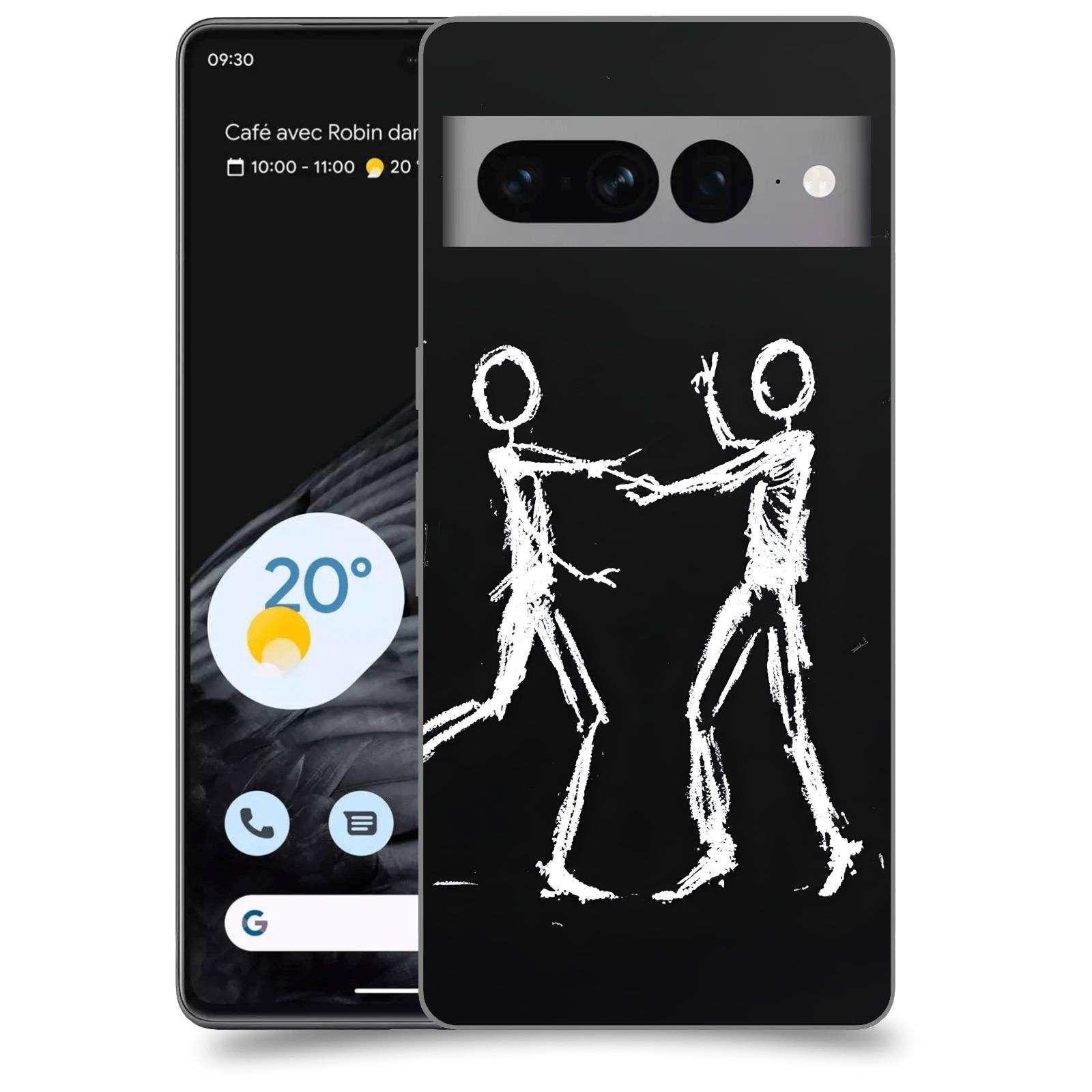 ACOVER Kryt na mobil Google pixel 7 pro - Siluety