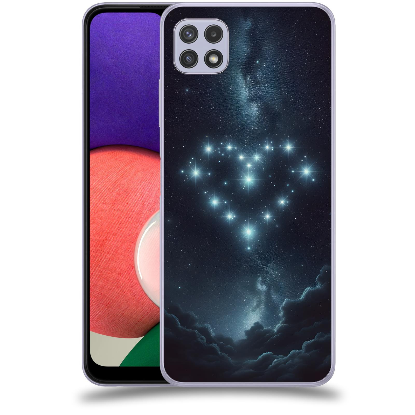 ACOVER Kryt na mobil Samsung Galaxy A22 5G A226B - Love in the Sky