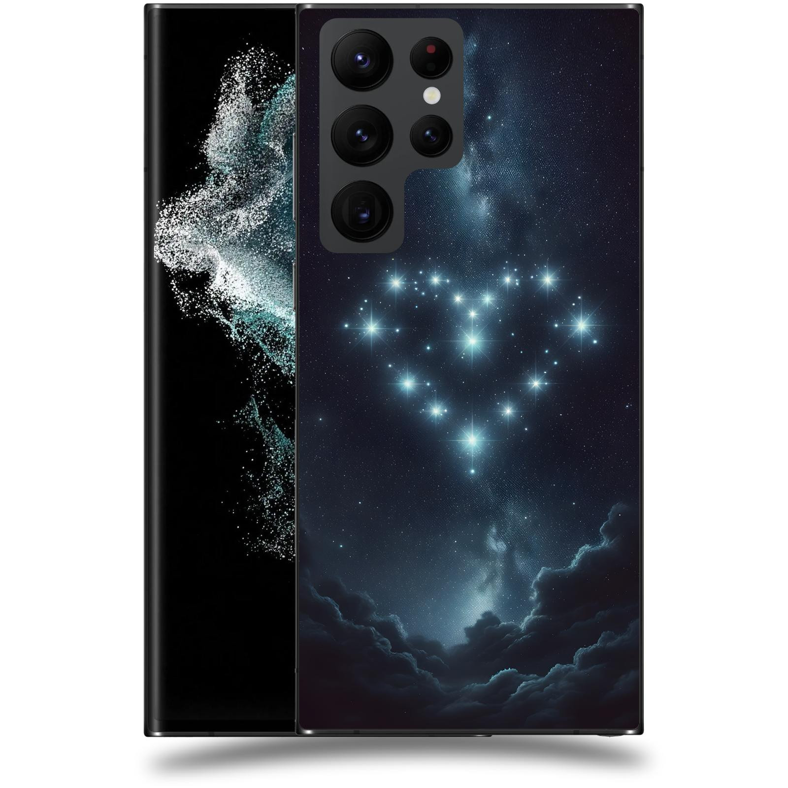 ACOVER Kryt na mobil Samsung Galaxy S22 Ultra 5G - Love in the Sky