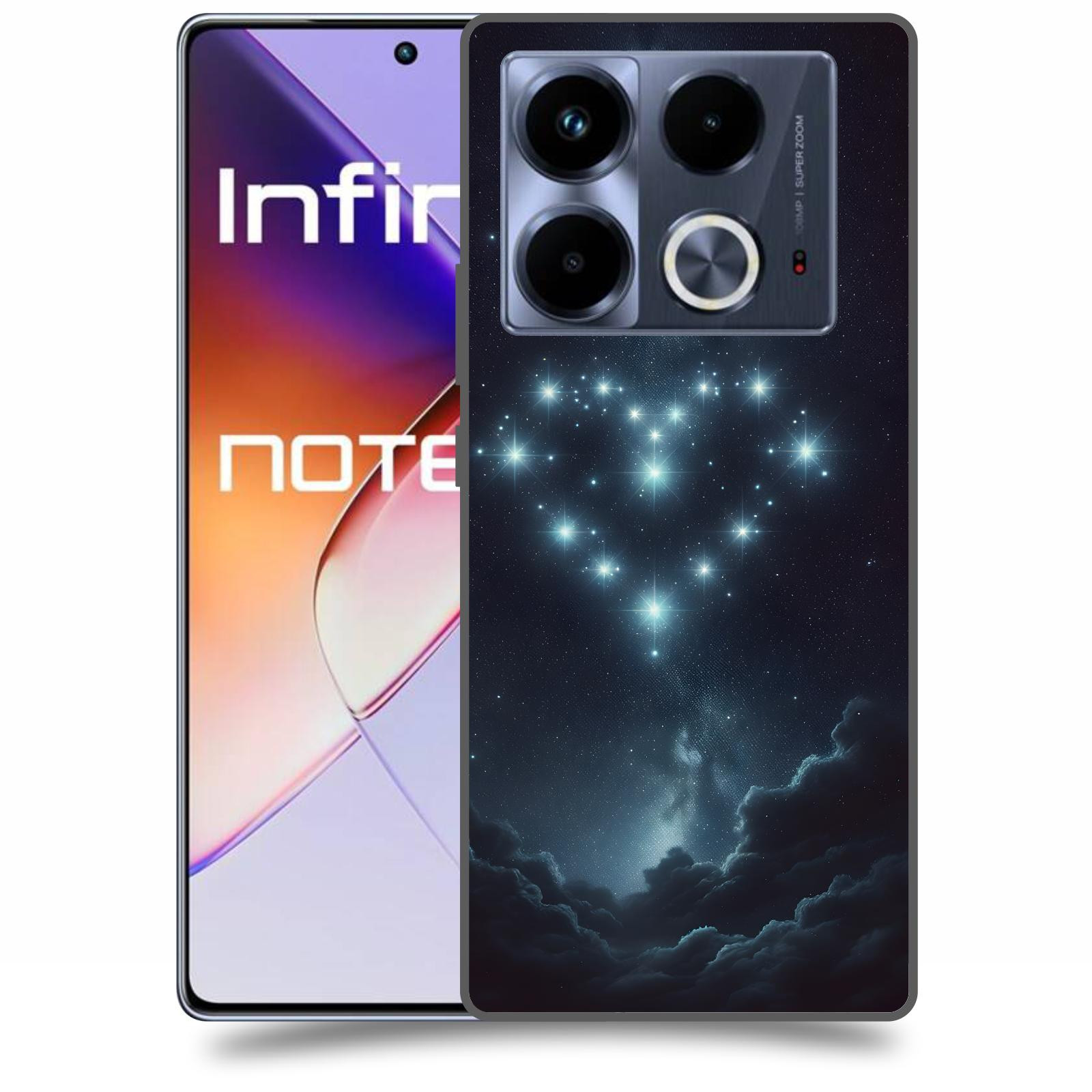 ACOVER Kryt na mobil Infinix Note 40 - Love in the Sky