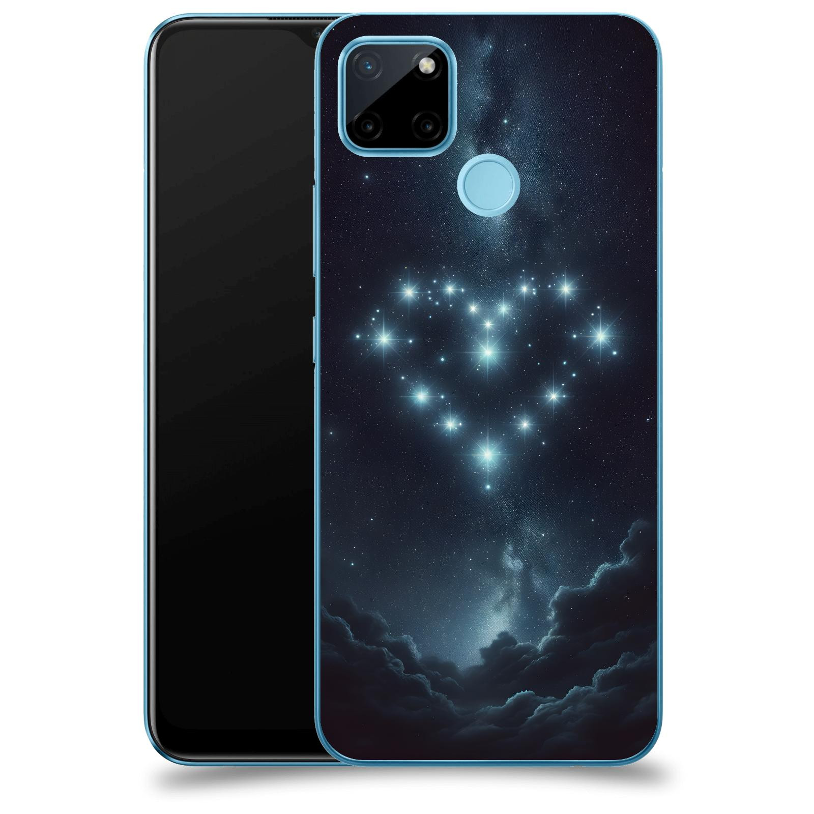 ACOVER Kryt na mobil Realme C21Y - Love in the Sky