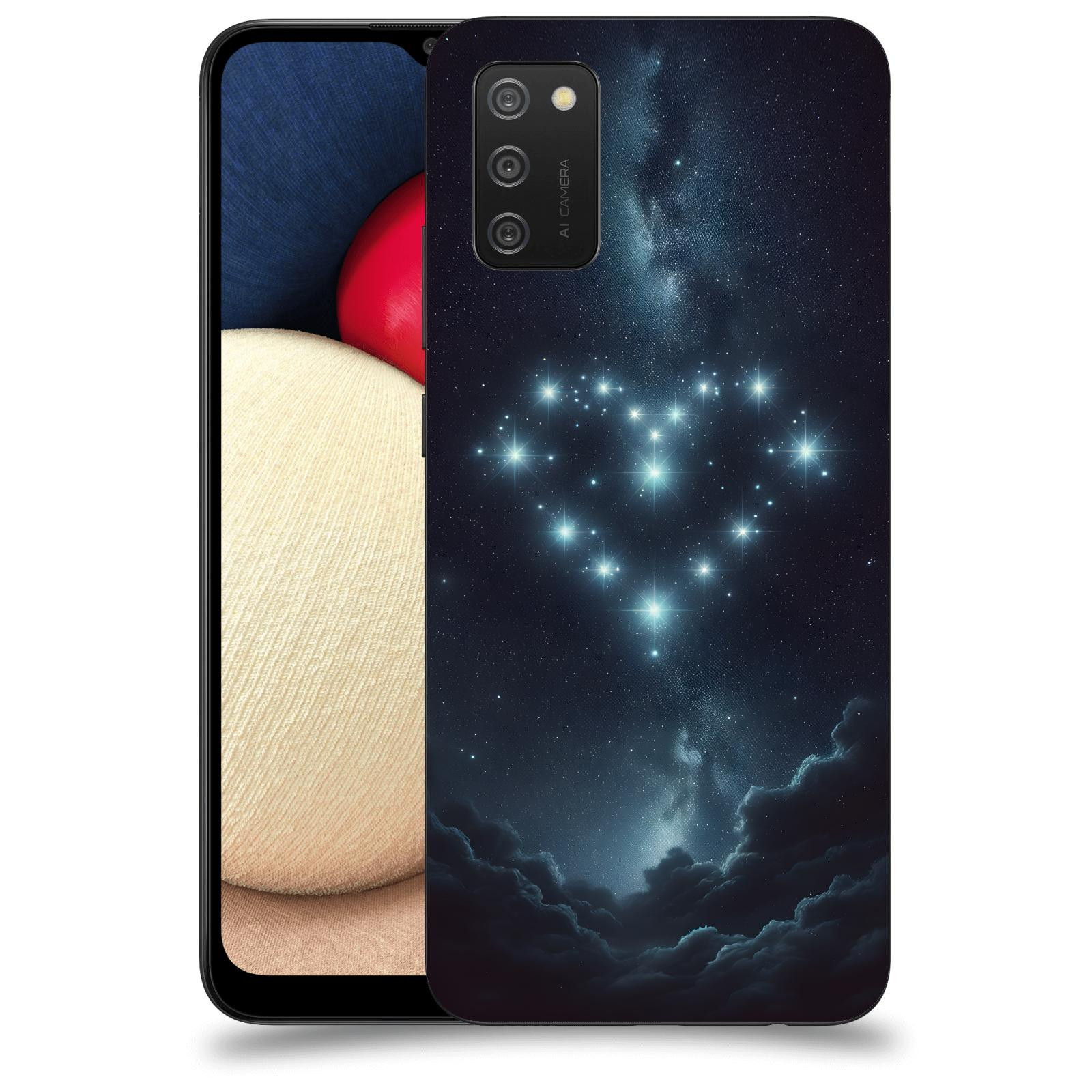 ACOVER Kryt na mobil Samsung Galaxy A02s A025G - Love in the Sky