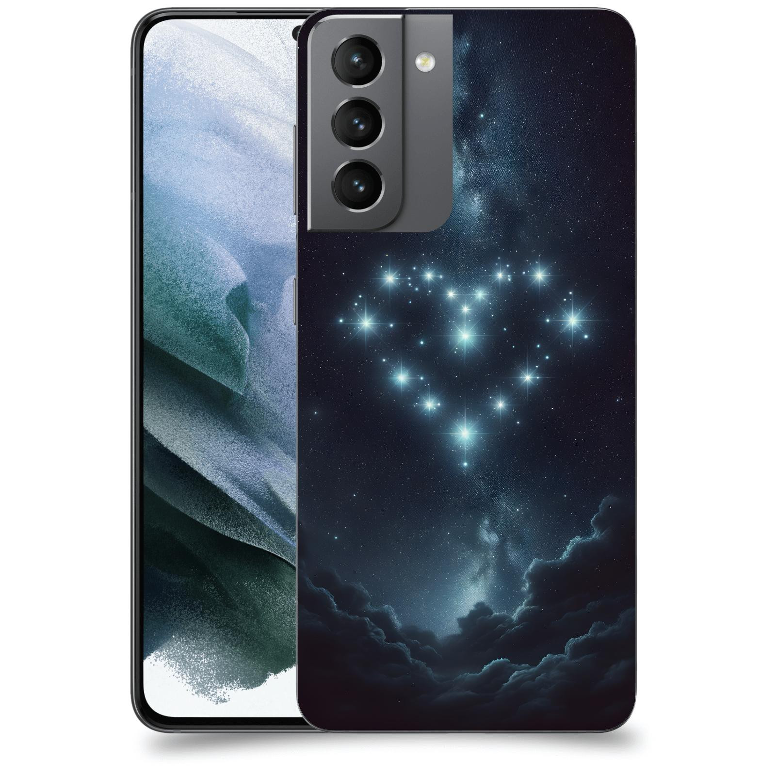 ACOVER Kryt na mobil Samsung Galaxy S21 G991B - Love in the Sky
