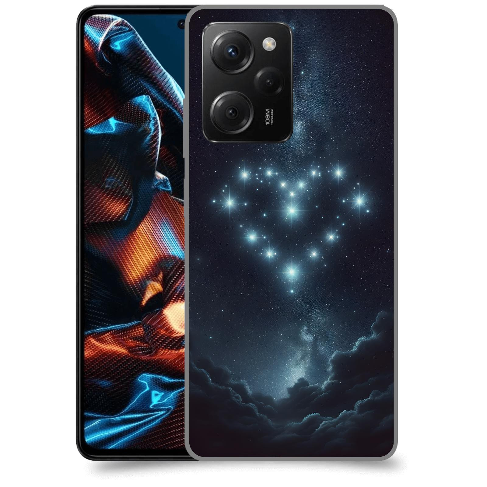 ACOVER Kryt na mobil Xiaomi Poco X5 Pro - Love in the Sky