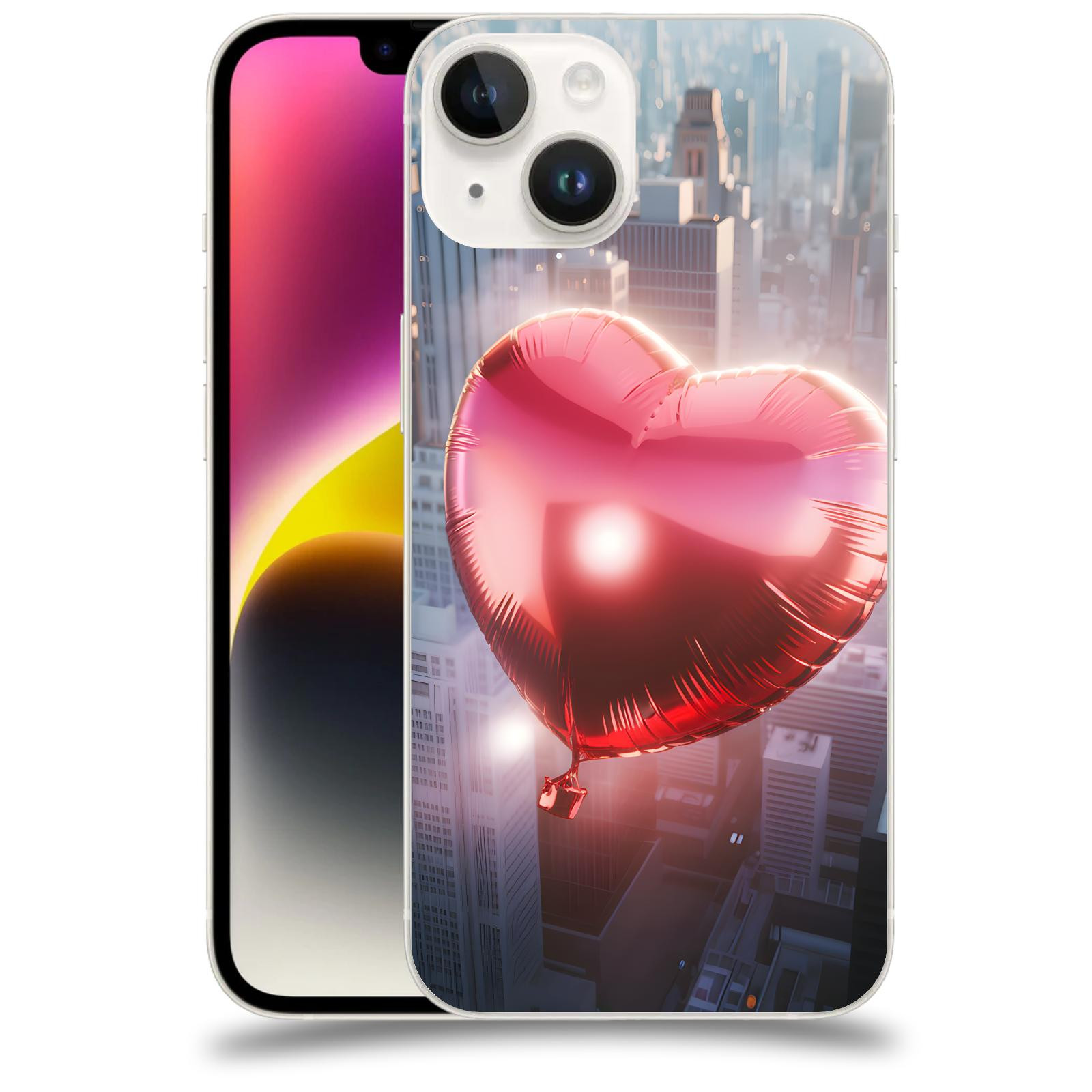 ACOVER Kryt na mobil Apple iPhone 14 - Balónek