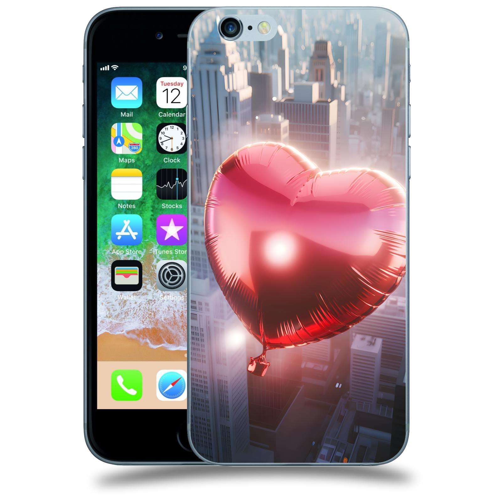 ACOVER Kryt na mobil Apple iPhone 6/6S - Balónek