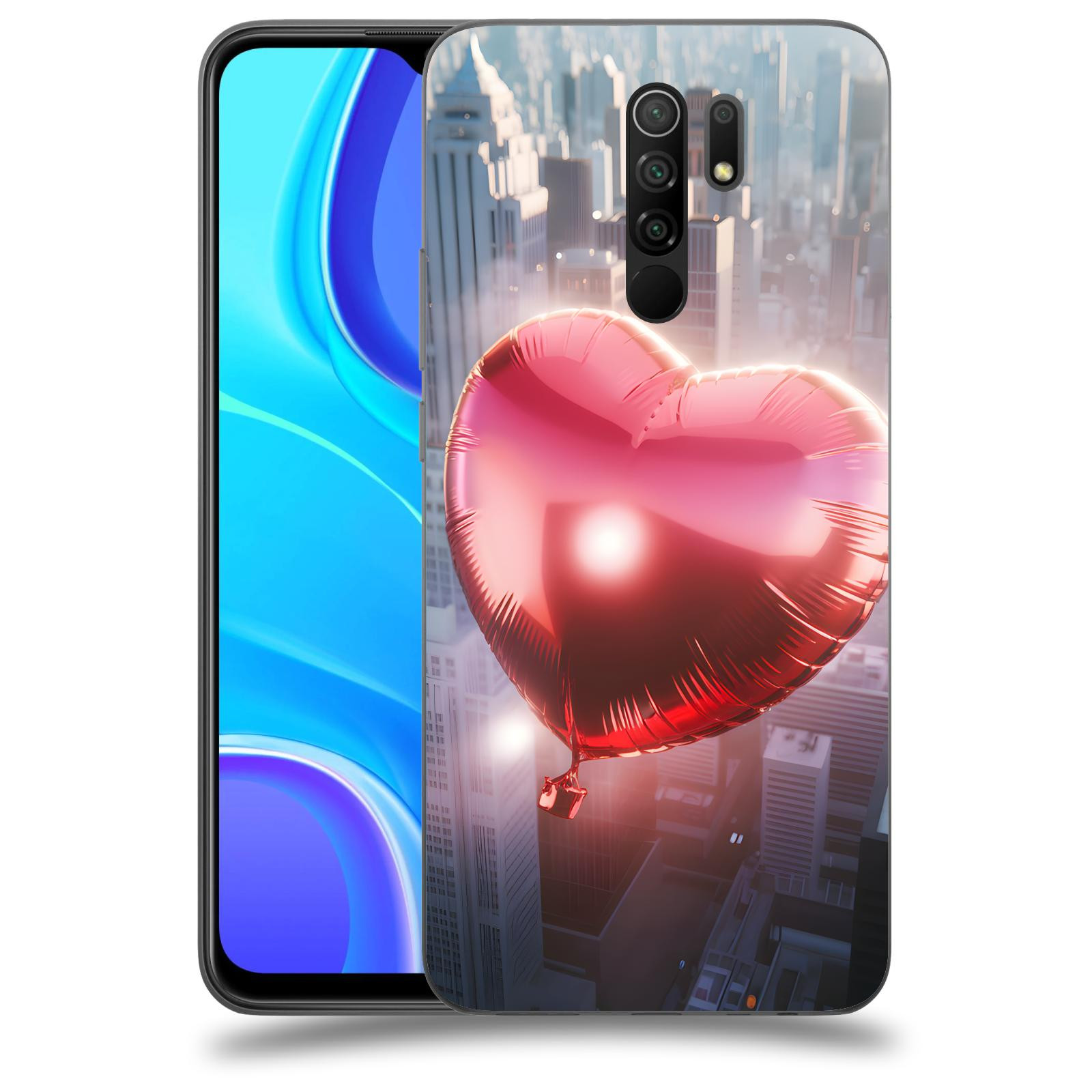 ACOVER Kryt na mobil Xiaomi Redmi 9 - Balónek