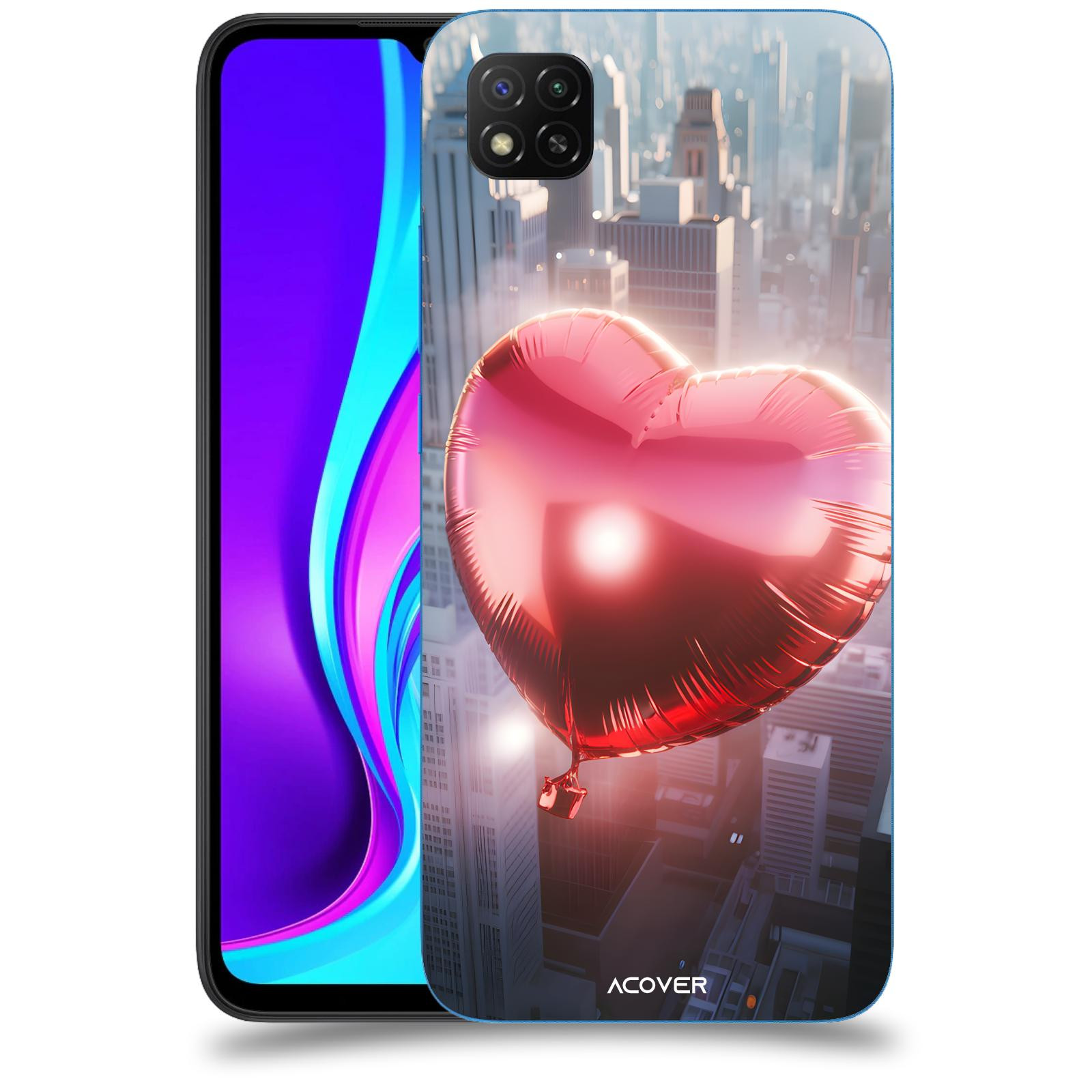 ACOVER Kryt na mobil Xiaomi Redmi 9C - Balónek