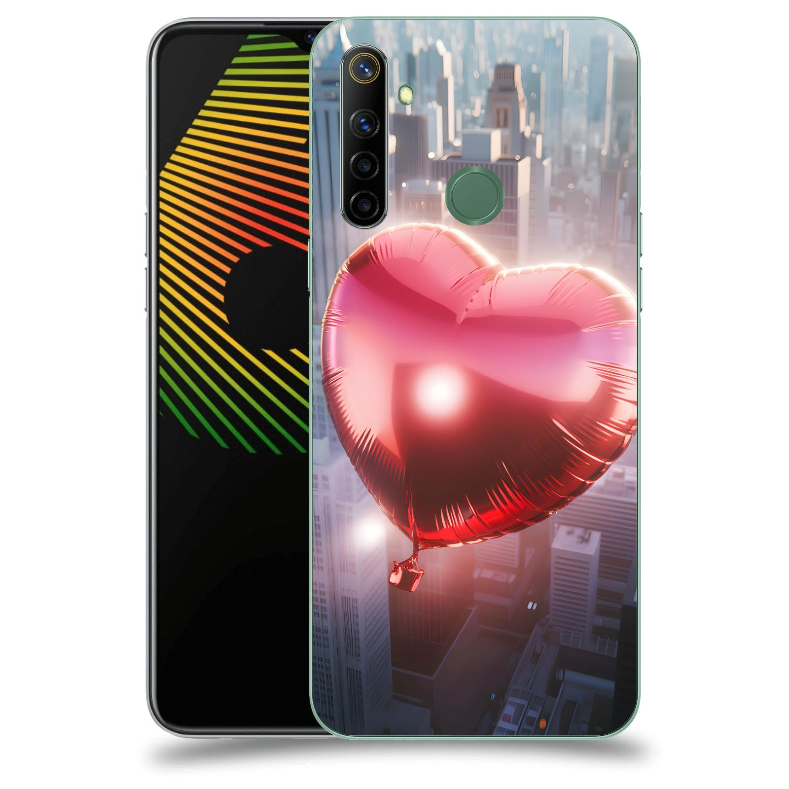 ACOVER Kryt na mobil Realme 6i - Balónek