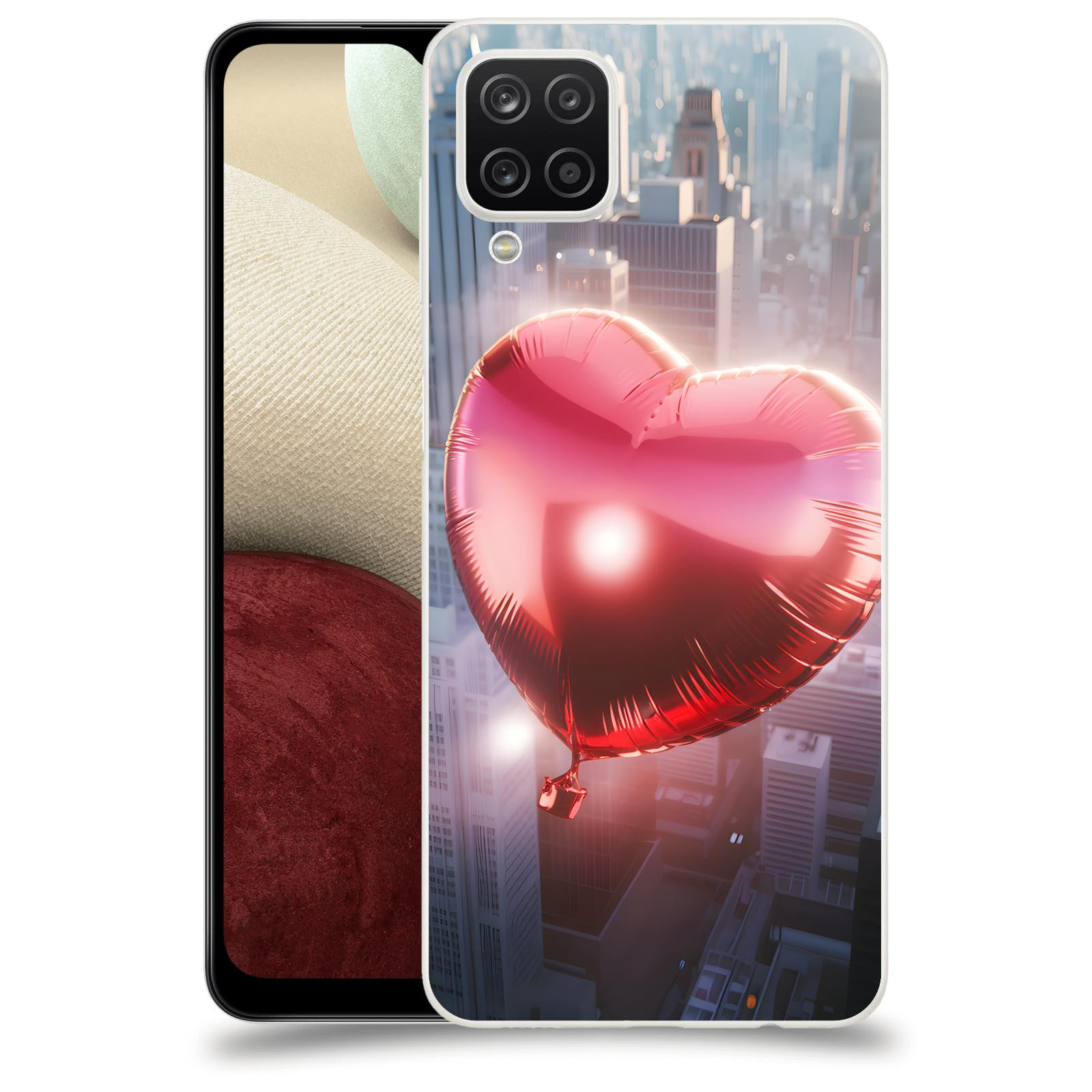 ACOVER Kryt na mobil Samsung Galaxy A12 A125F - Balónek