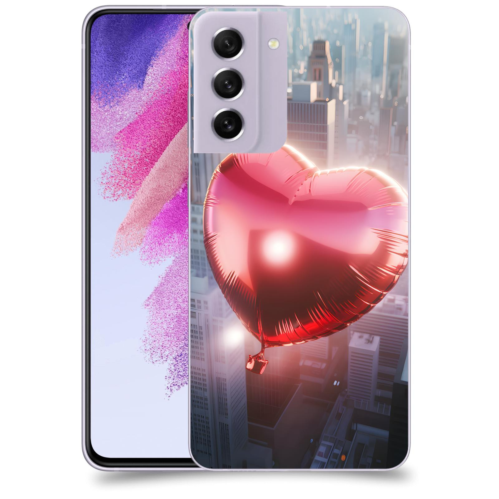 ACOVER Kryt na mobil Samsung Galaxy S21 FE 5G - Balónek