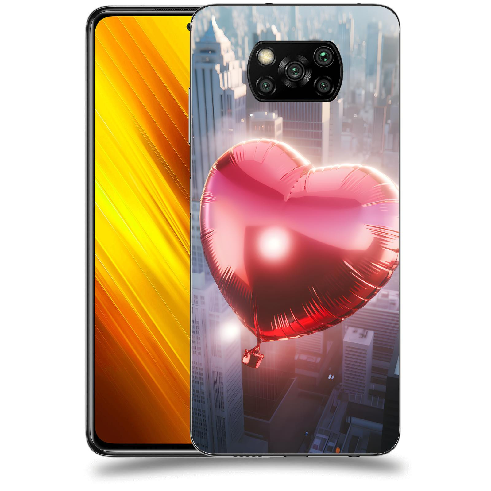 ACOVER Kryt na mobil Xiaomi Poco X3 - Balónek