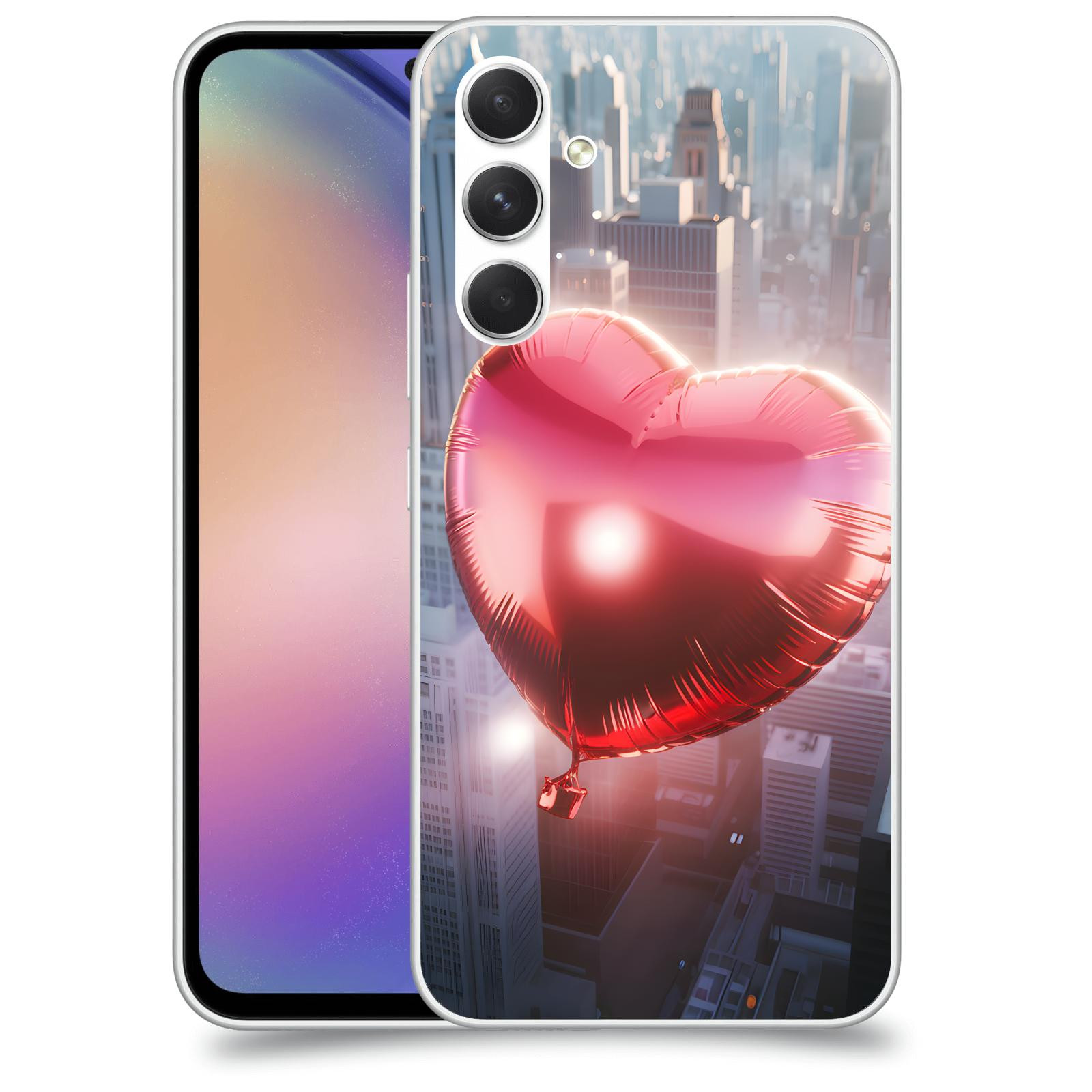 ACOVER Kryt na mobil Samsung Galaxy M54 5G - Balónek