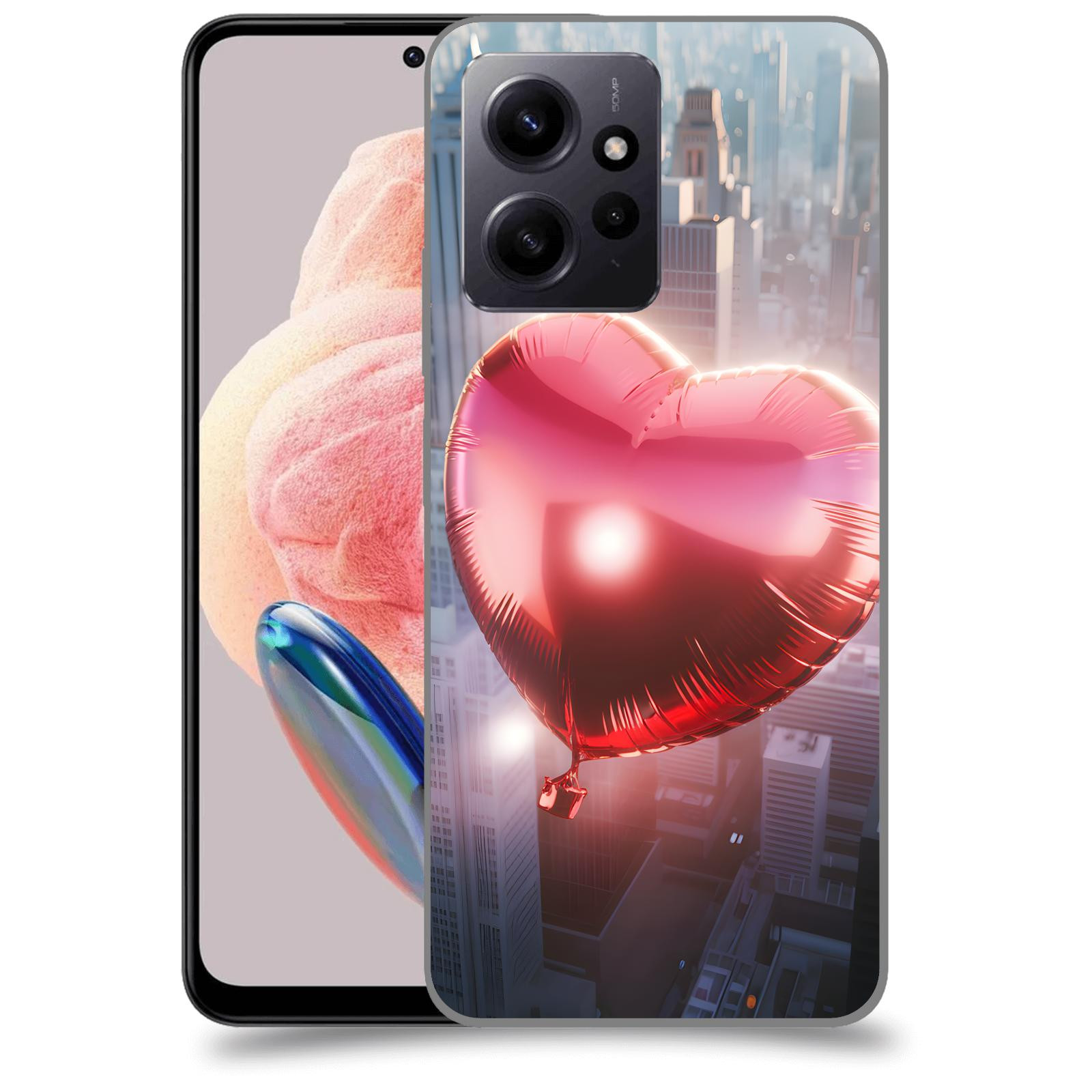 ACOVER Kryt na mobil Xiaomi Redmi Note 12 4G - Balónek