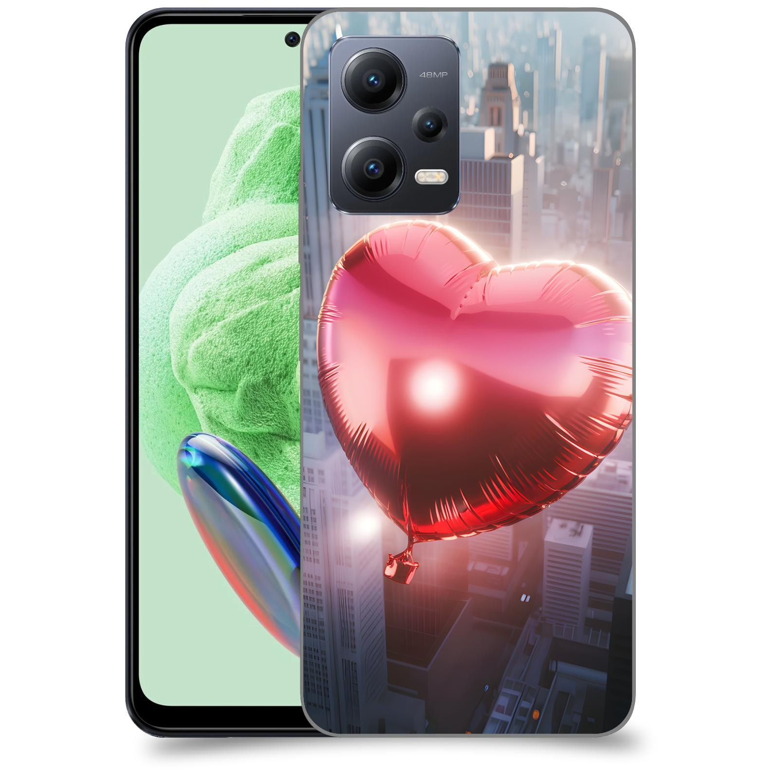 ACOVER Kryt na mobil Xiaomi Redmi Note 12 PRO 5G - Balónek