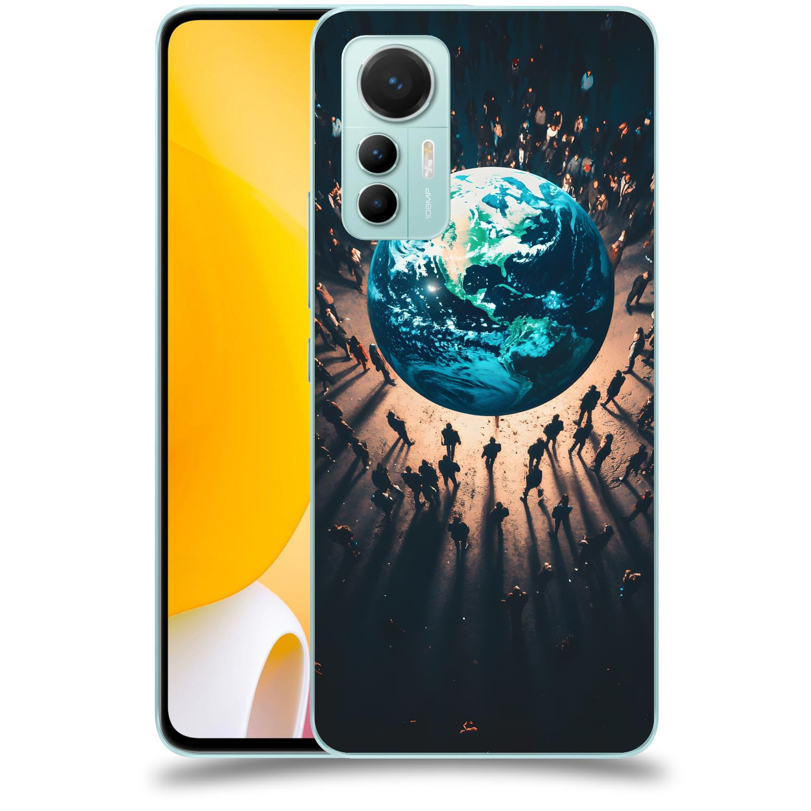 ACOVER Kryt na mobil Xiaomi 12 Lite - People around the Earth