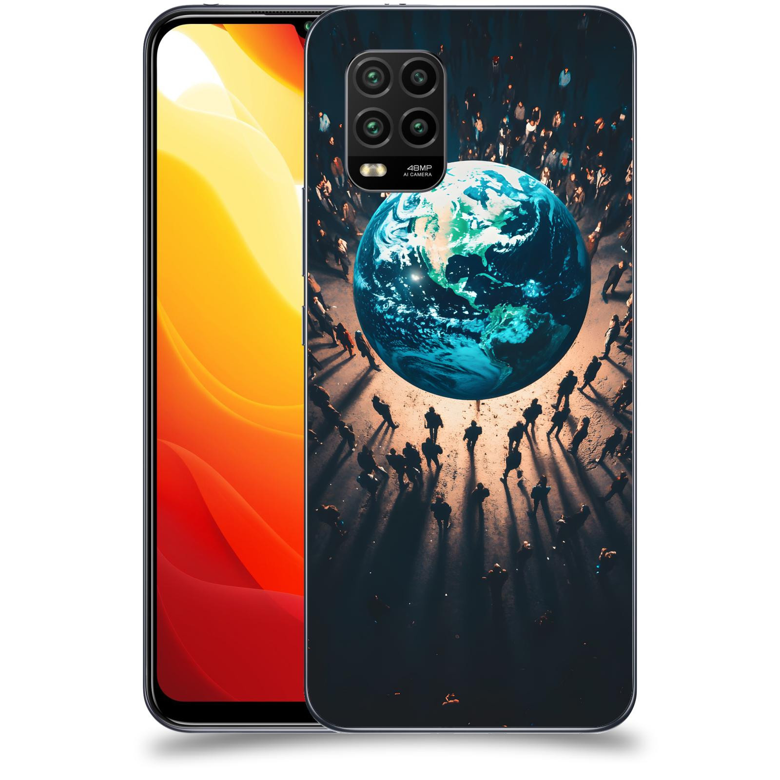 ACOVER Kryt na mobil Xiaomi Mi 10 Lite - People around the Earth