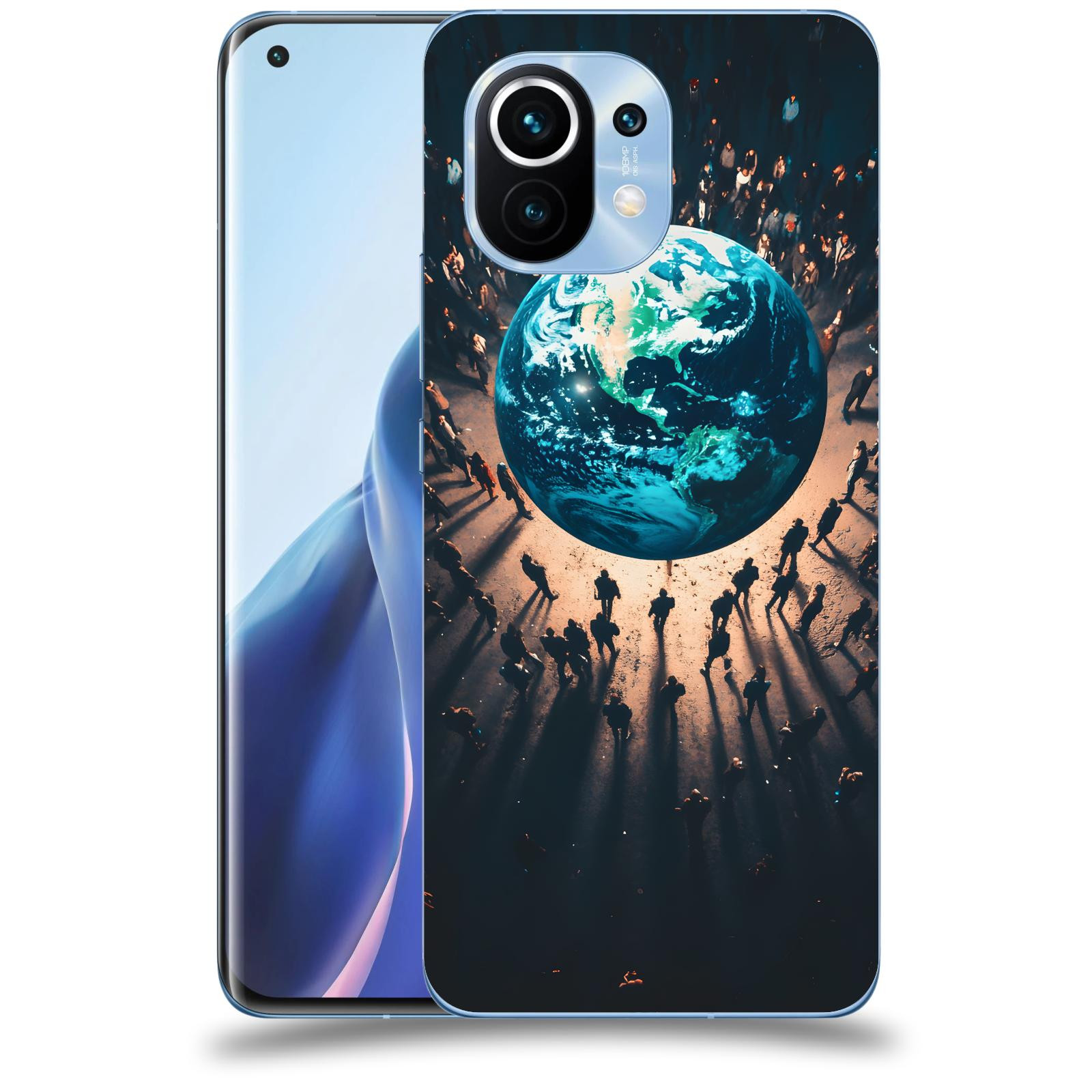 ACOVER Kryt na mobil Xiaomi Mi 11 - People around the Earth