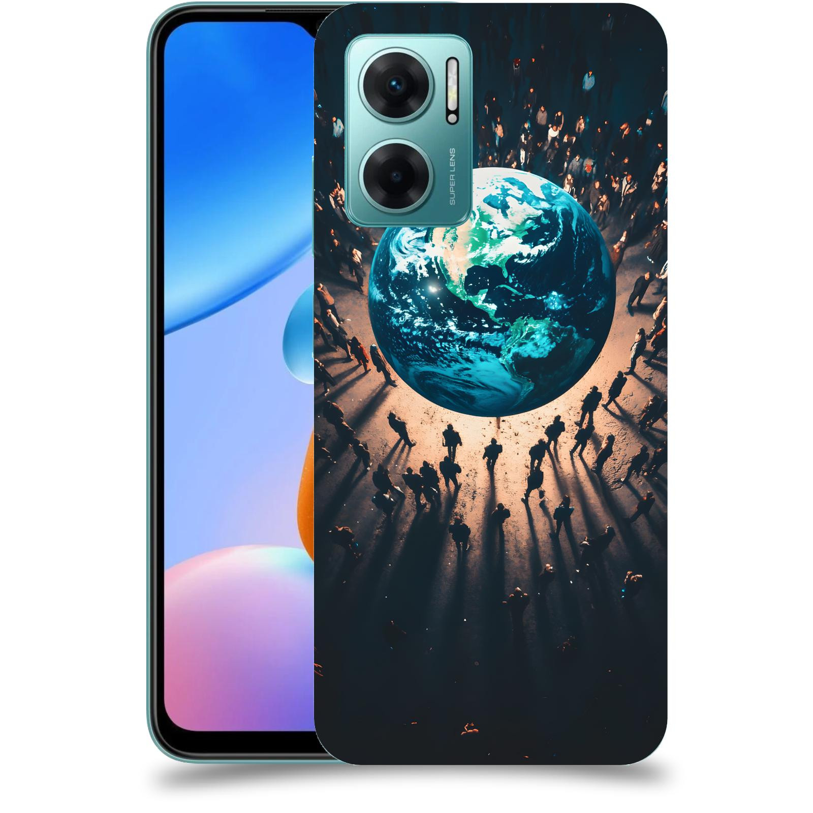 ACOVER Kryt na mobil Xiaomi Redmi 10 5G - People around the Earth