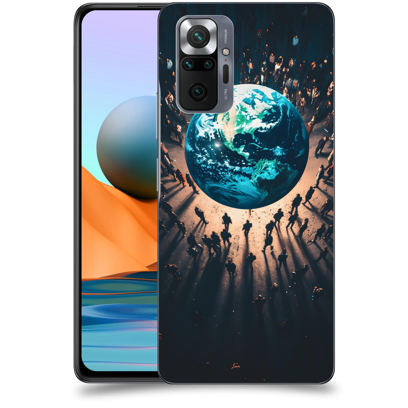 ACOVER Kryt na mobil Xiaomi Redmi Note 10 Pro - People around the Earth