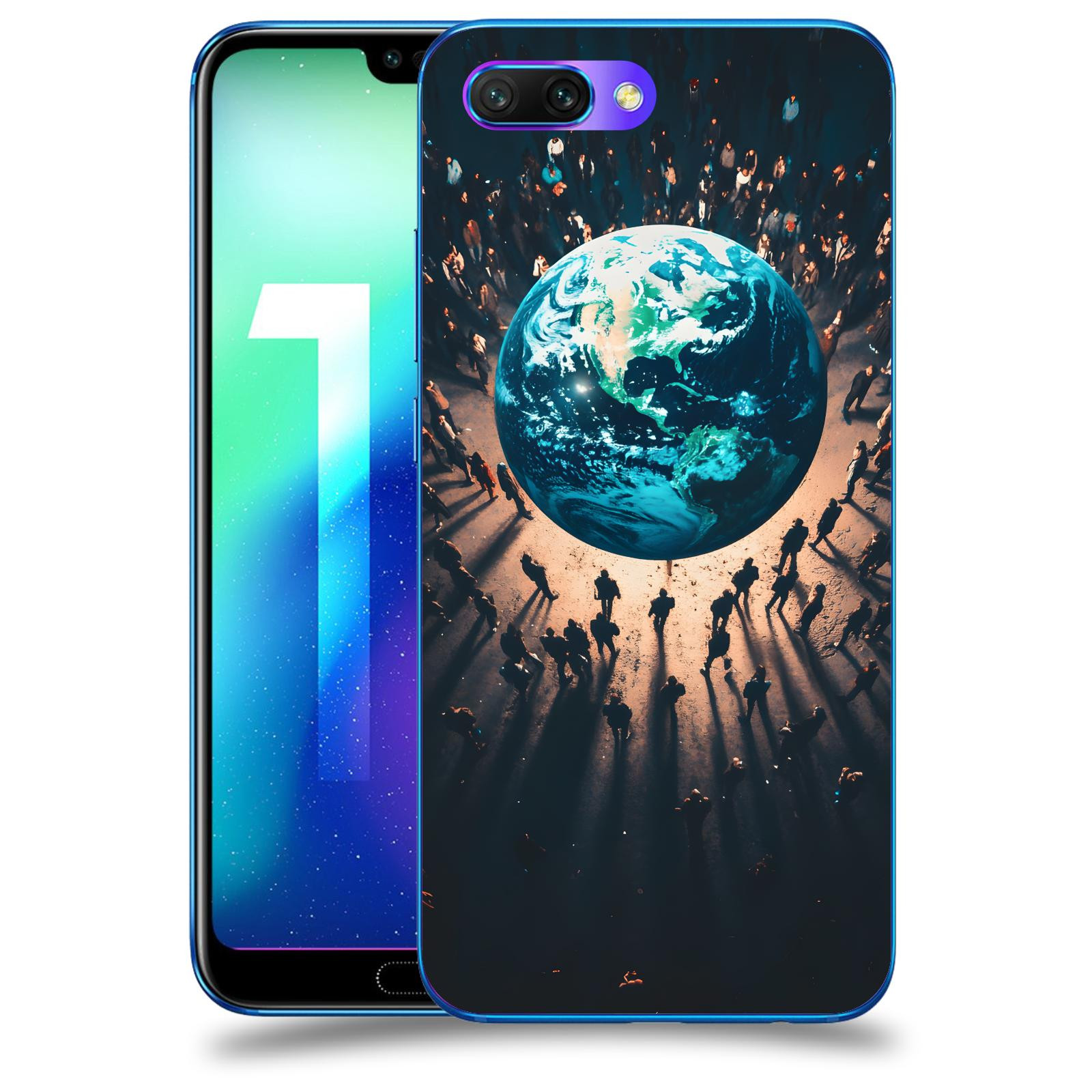 ACOVER Kryt na mobil Honor 10 - People around the Earth