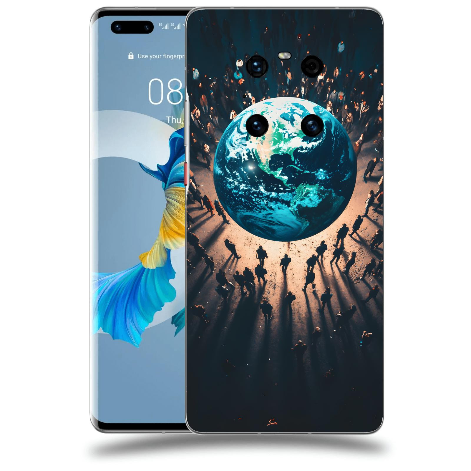 ACOVER Kryt na mobil Huawei Mate 40 Pro - People around the Earth