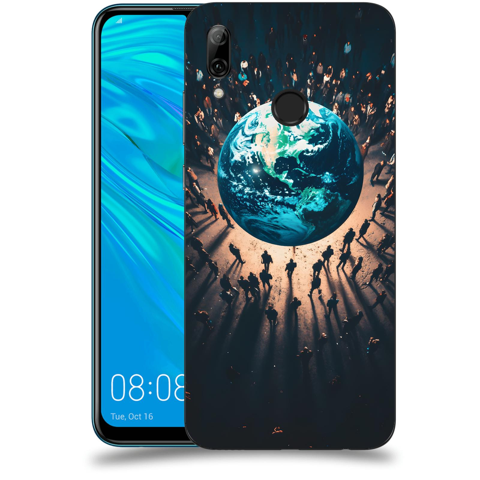 ACOVER Kryt na mobil Huawei P Smart 2019 - People around the Earth